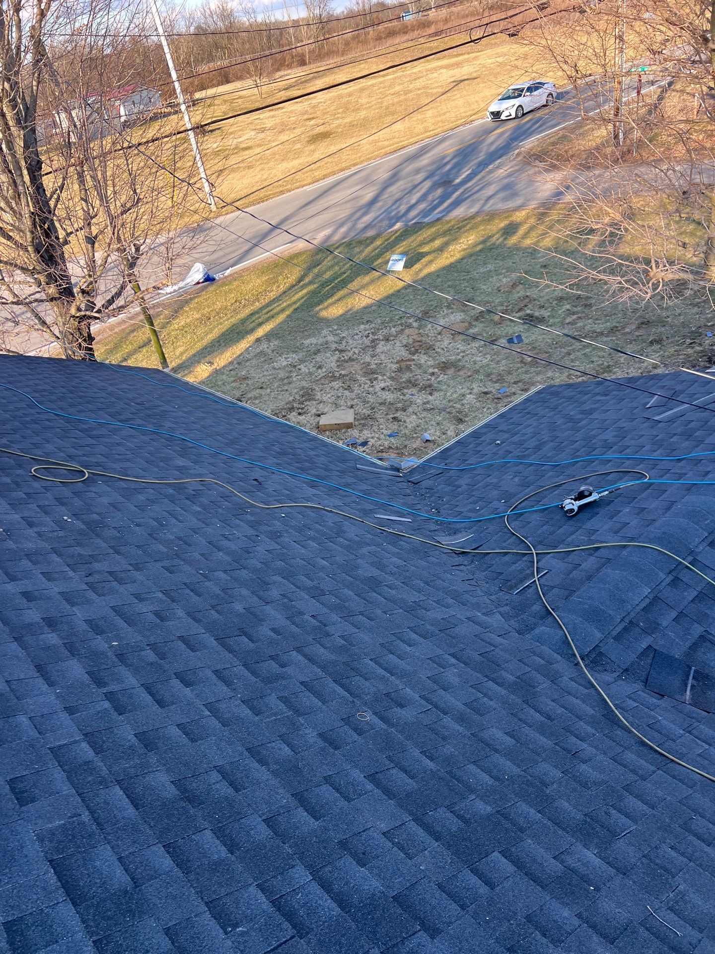 Residential Roofing Installation using Timberline HDZ Shingles - Charcoal by RoofX 