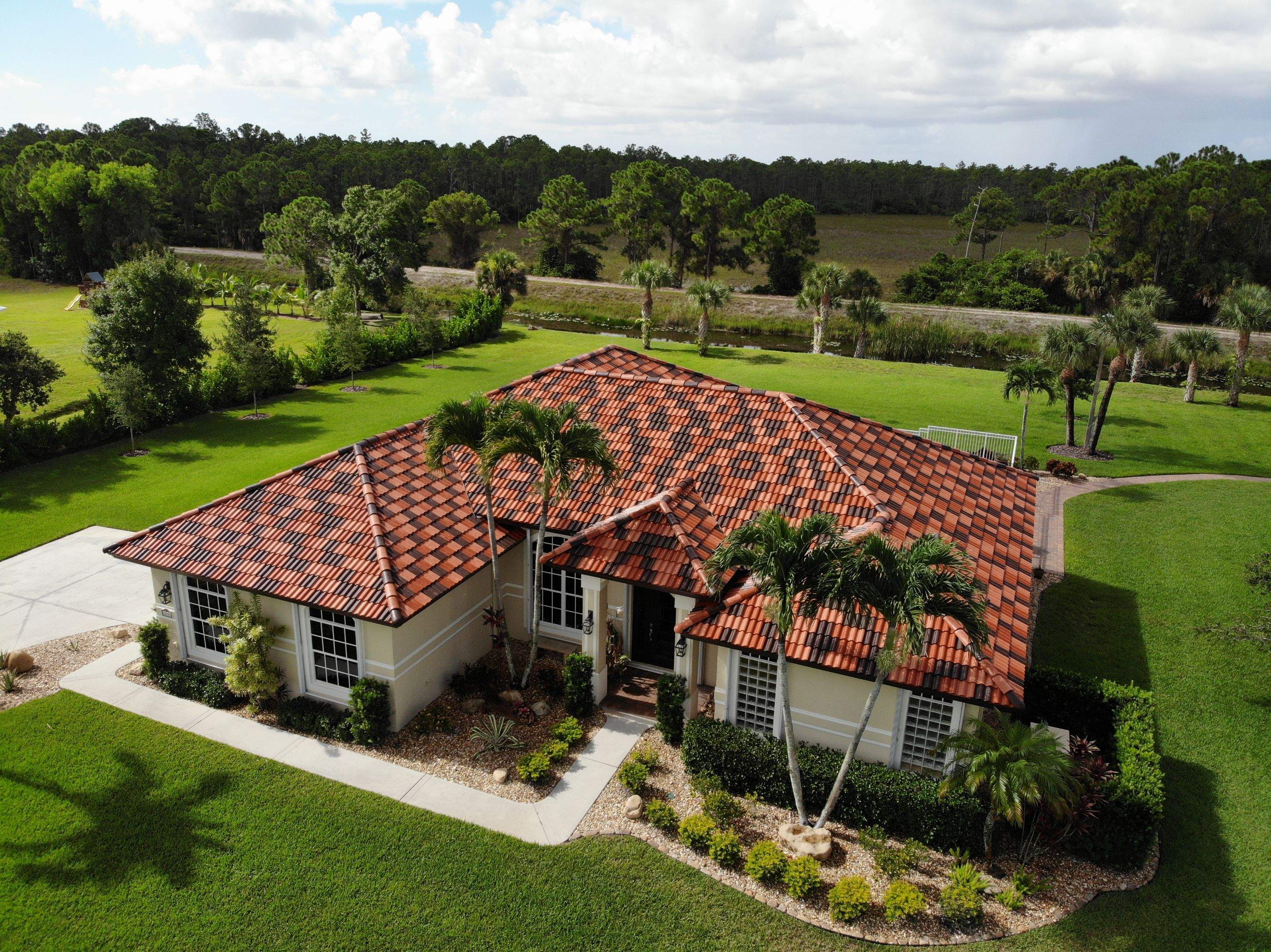 Residential Roofing Installation using Brava Spanish Tile in West Palm Beach by International Roofing
