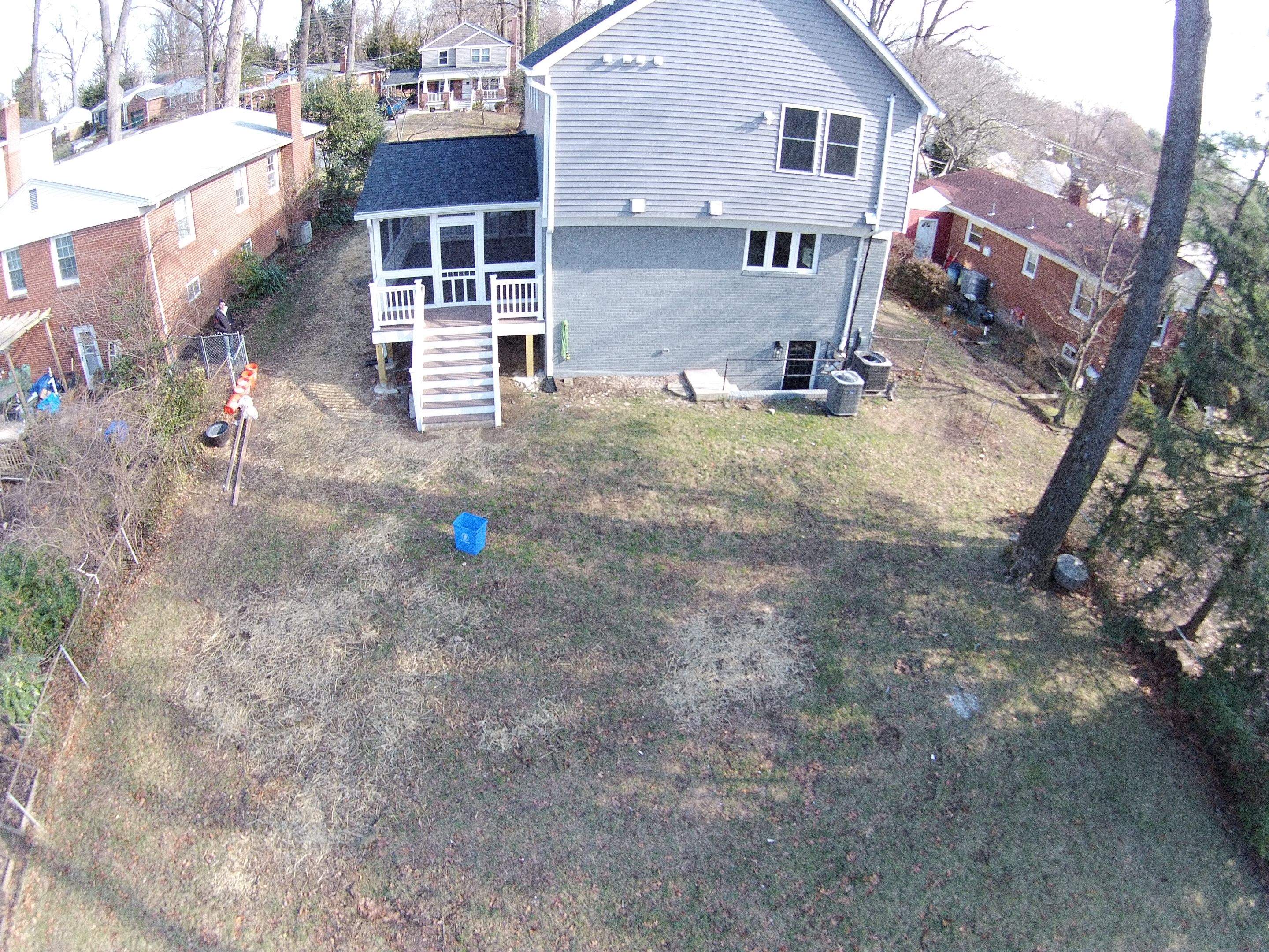 Retaining wall, walkway, small patio and landscape install by The Smet Companies, LLC