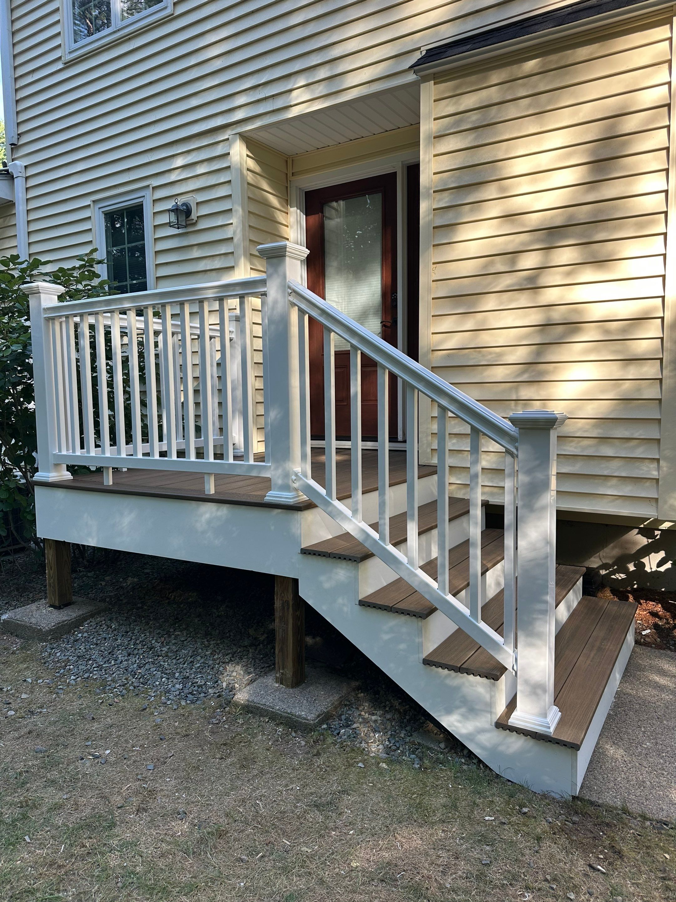 New Deck buit in Medfield MA by UBrothers Construction