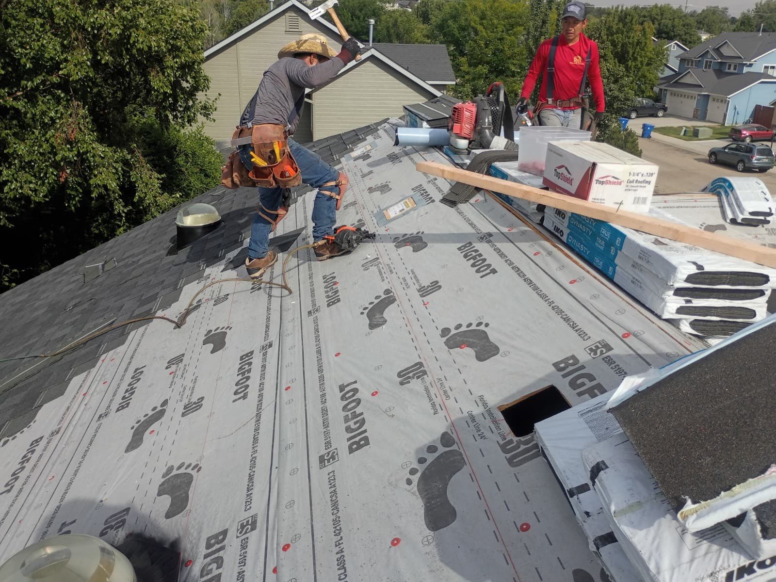 Residential Architectural Shingle Roof Replacement in Boise Idaho by Olive Roofing