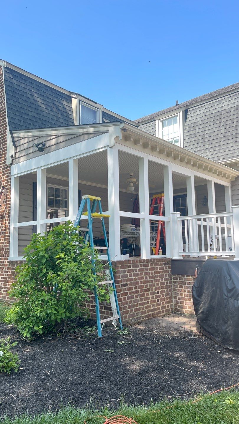 Screen Porch Renovation - Fallston MD by HomeWerkes Design & Build