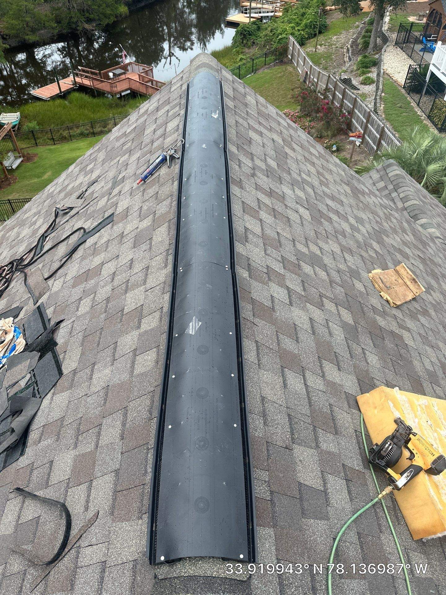 CertainTeed Landmark Weatheredwood Roof Replacement by RGR Construction and Roofing, LLC