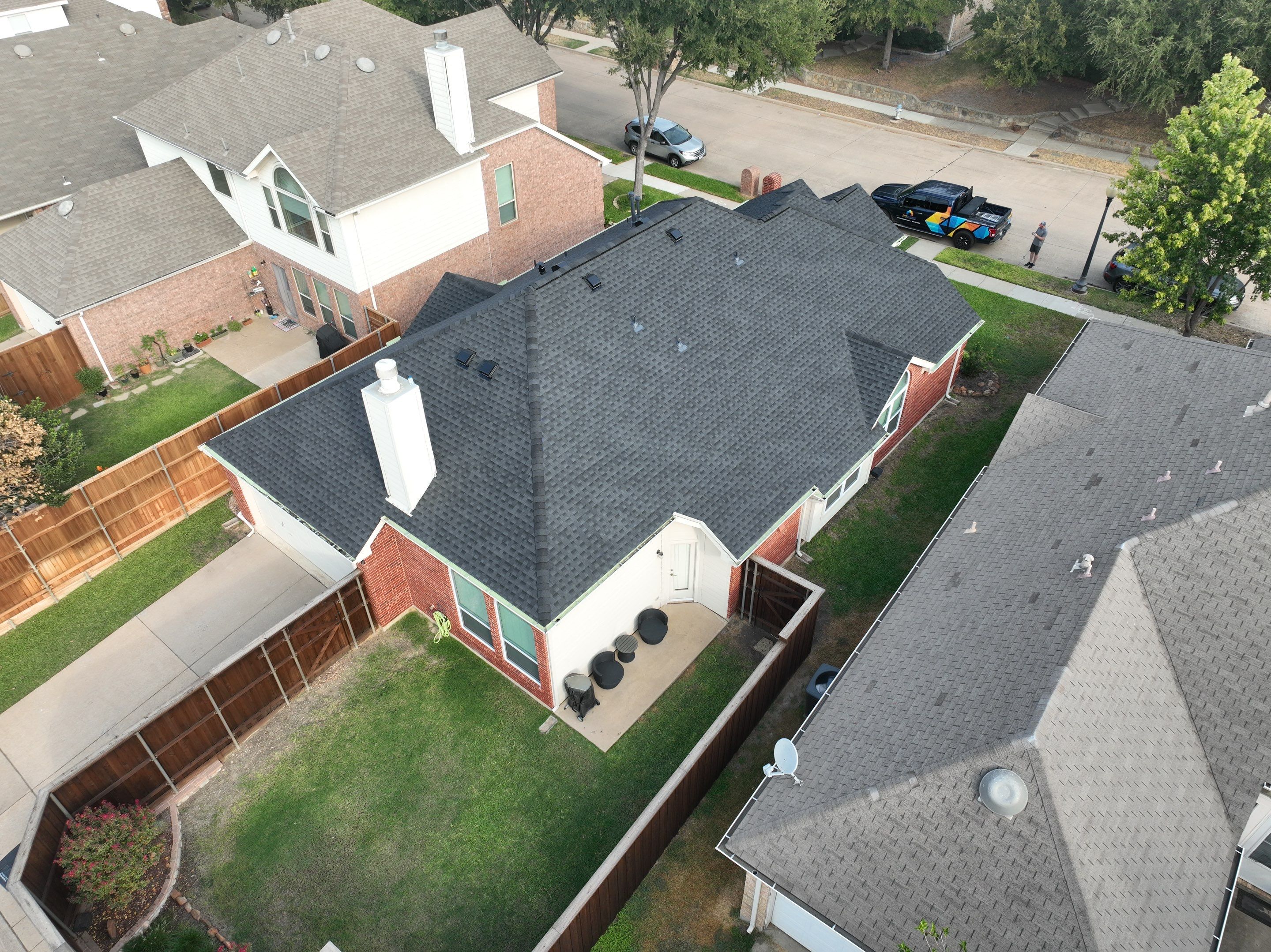 Residential Roofing Installation using GAF Timberline HDZ Charcoal by OneSource Roofing and Restoration