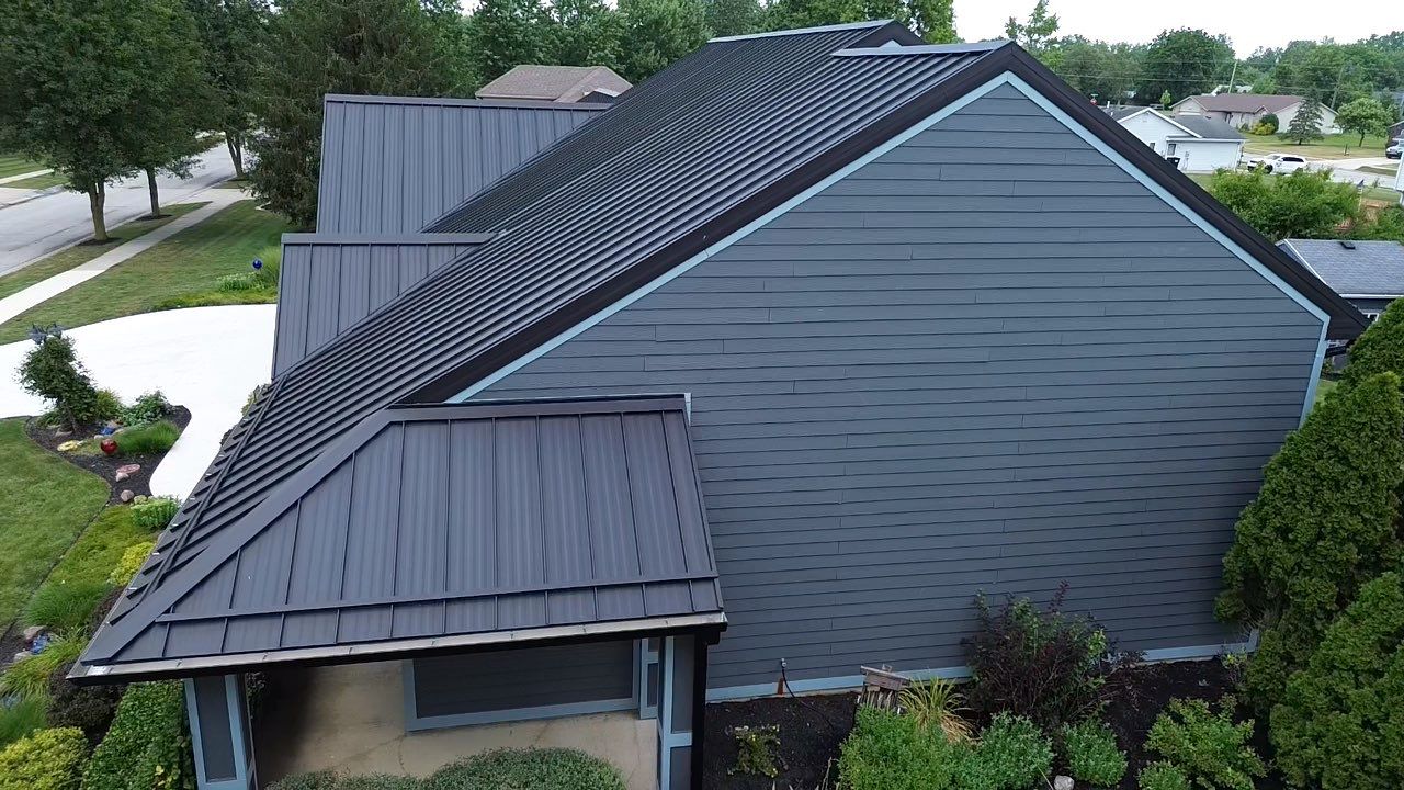 Standing Seam Project in Fort Wayne, IN by 4Ever Metal Roofing