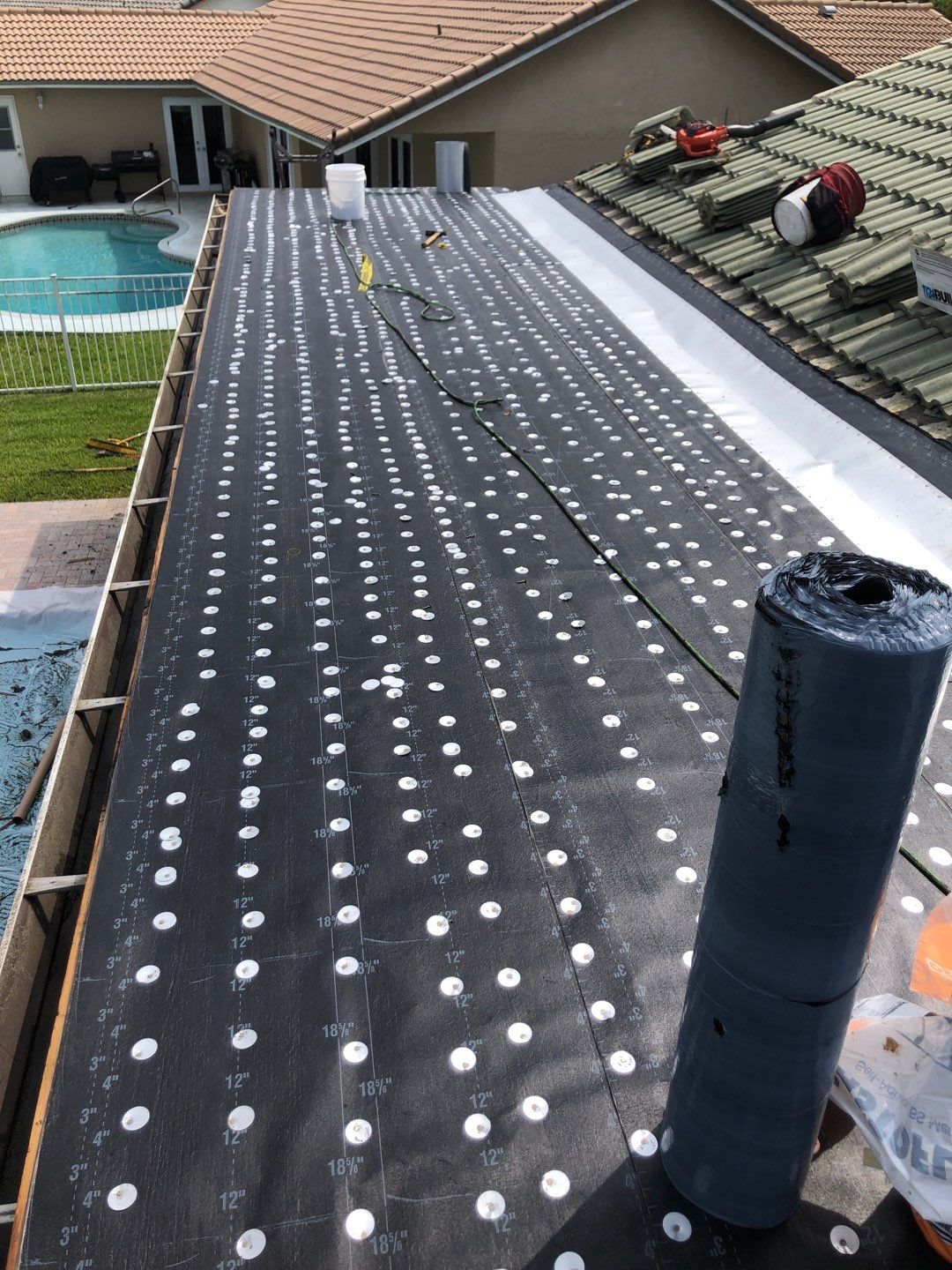 Residential Re-Roof using Polyglass Self-Adhered Flat Deck by First Due Roofing