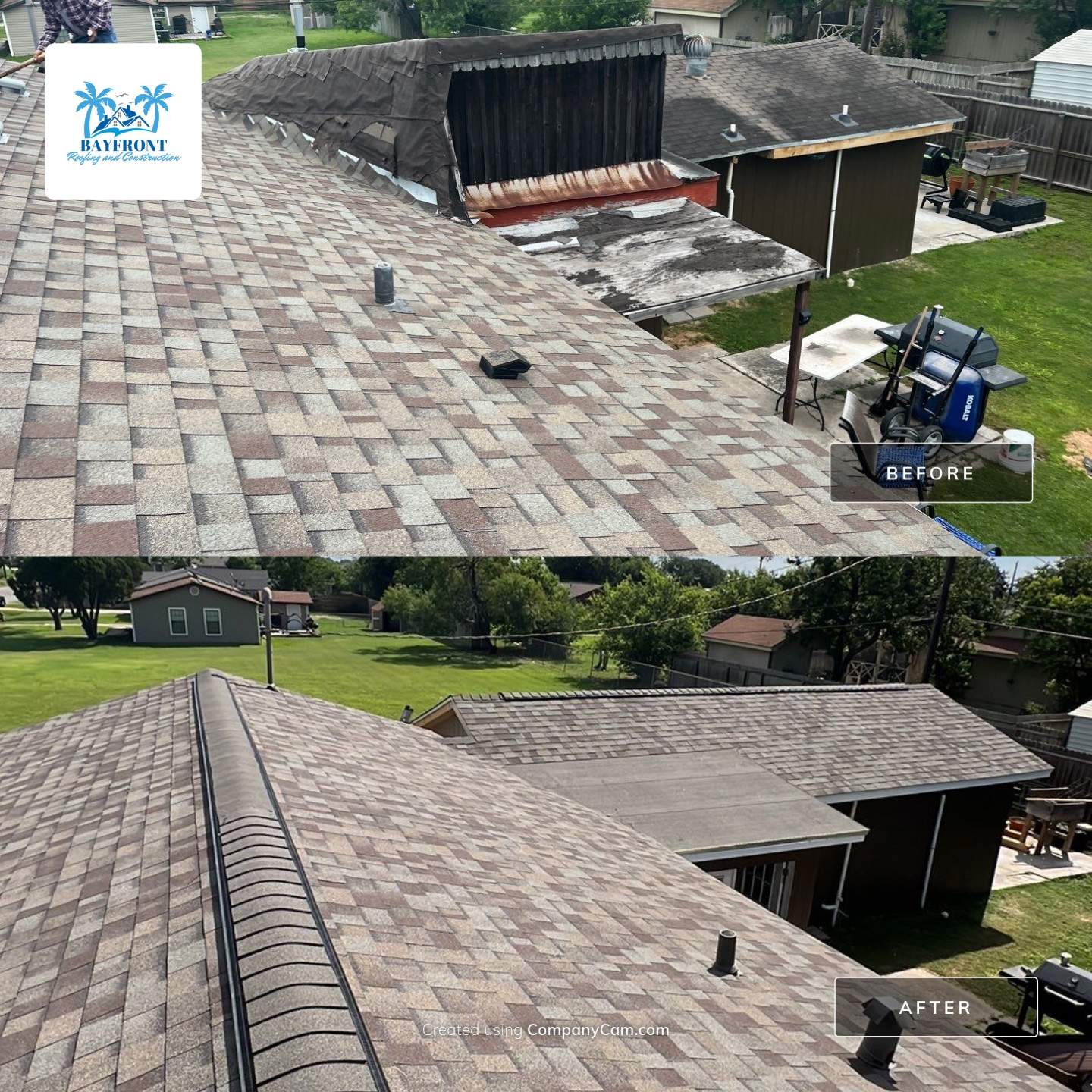 Roof Remodel by Bayfront Roofing and Construction
