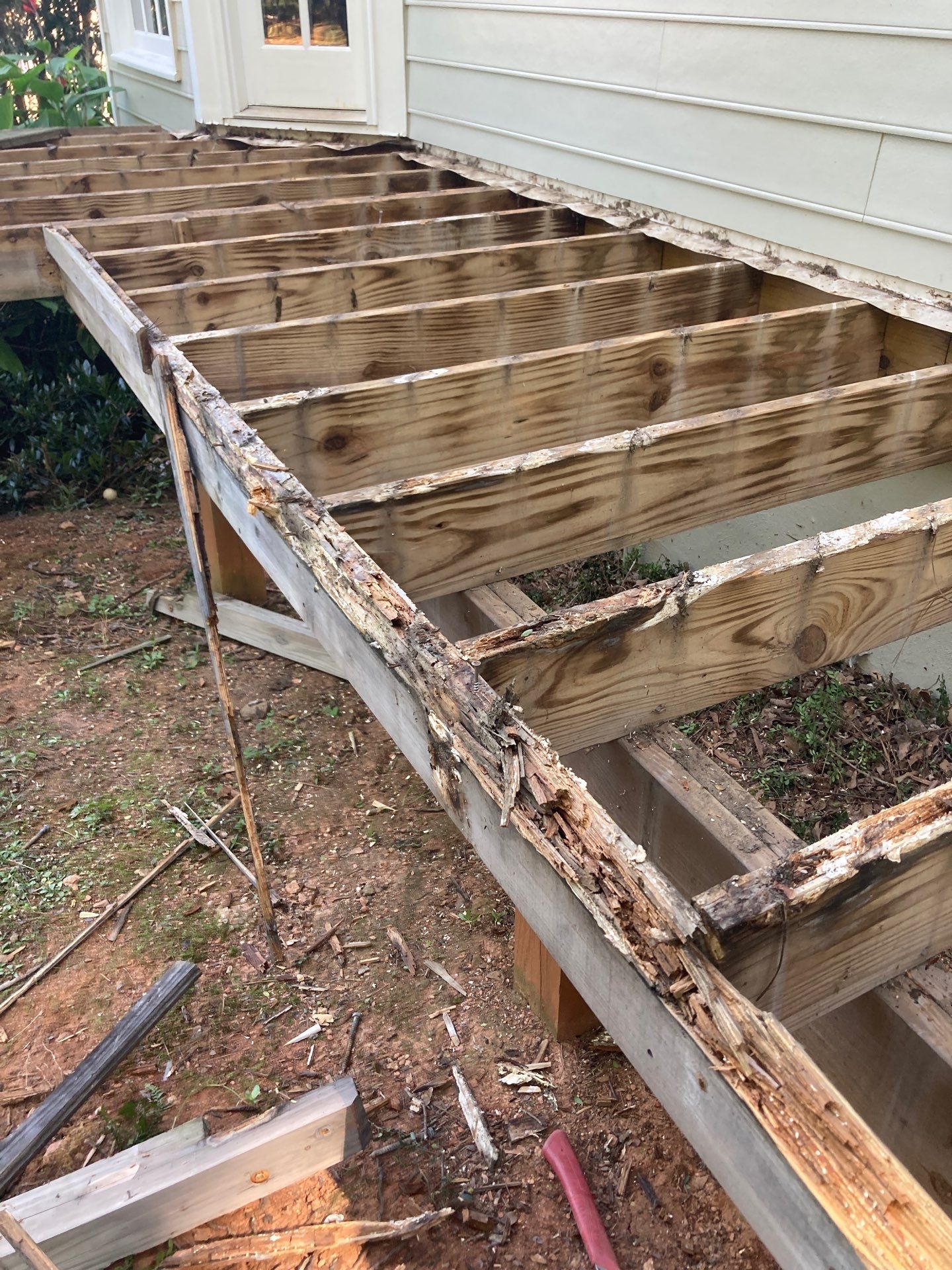 Pressure Treated Wood Resurface by Nelson Exteriors 