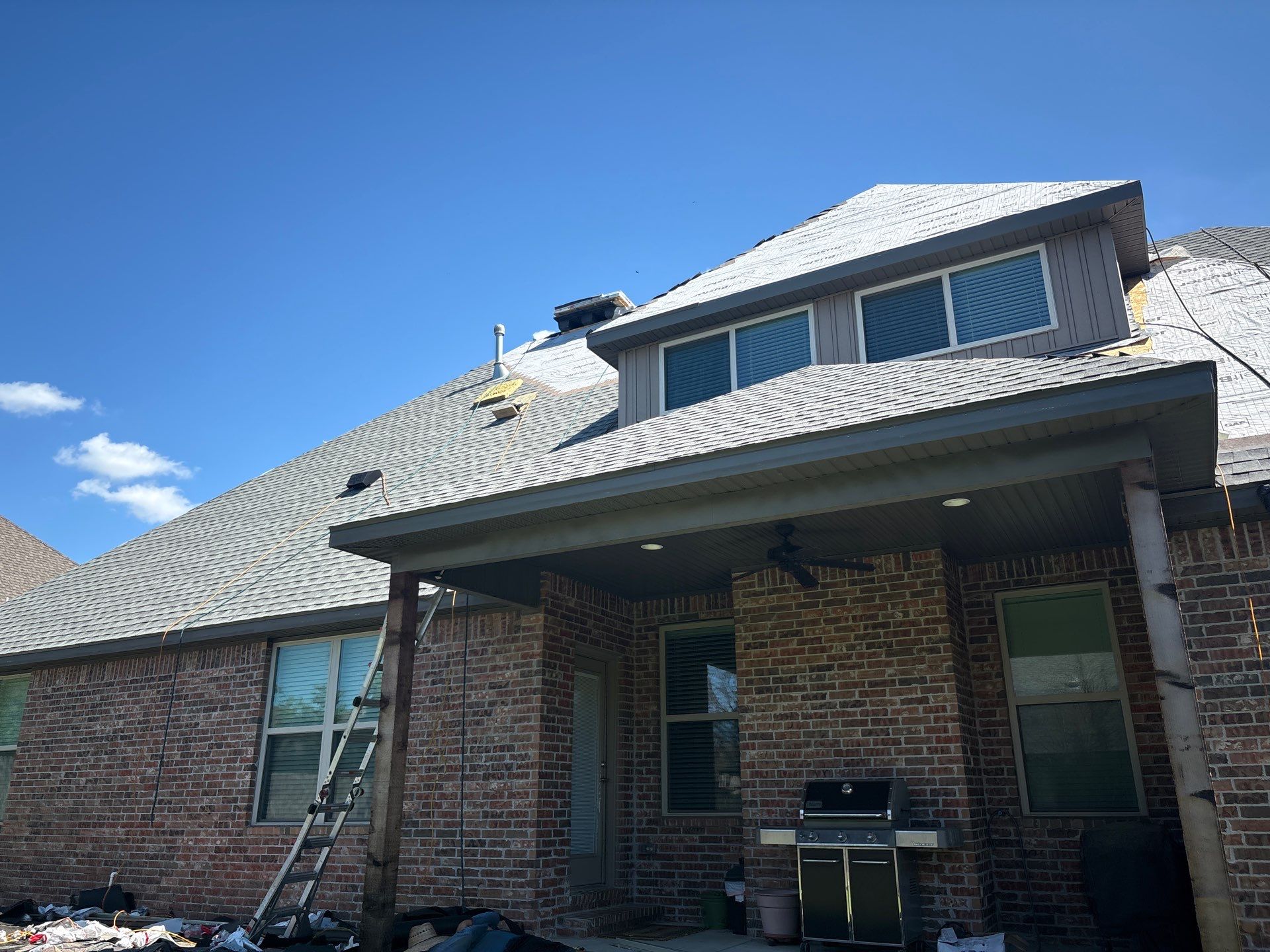 Residential Re-roofing Project in Springdale, AR by Ozark Mountain Roofing