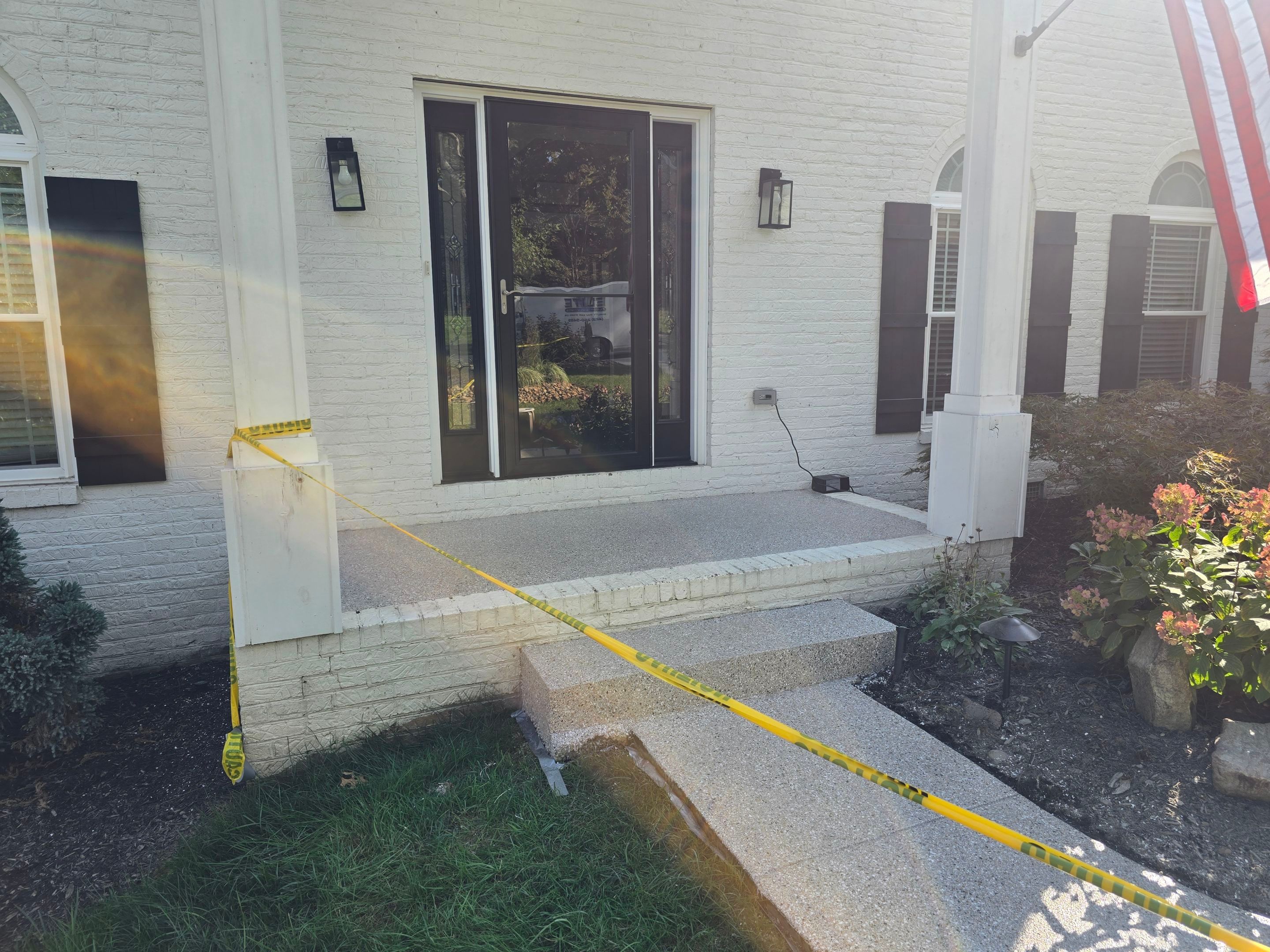 Driveway, Sidewalk, and Porch Using Claystone by Elite Floor Solutions