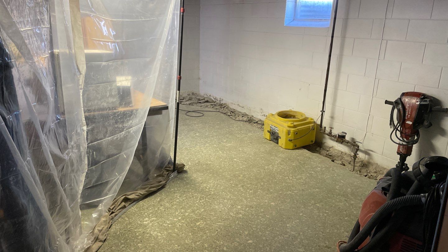 Drain Tile in Roseville for Carston by Waterproofing Northeast