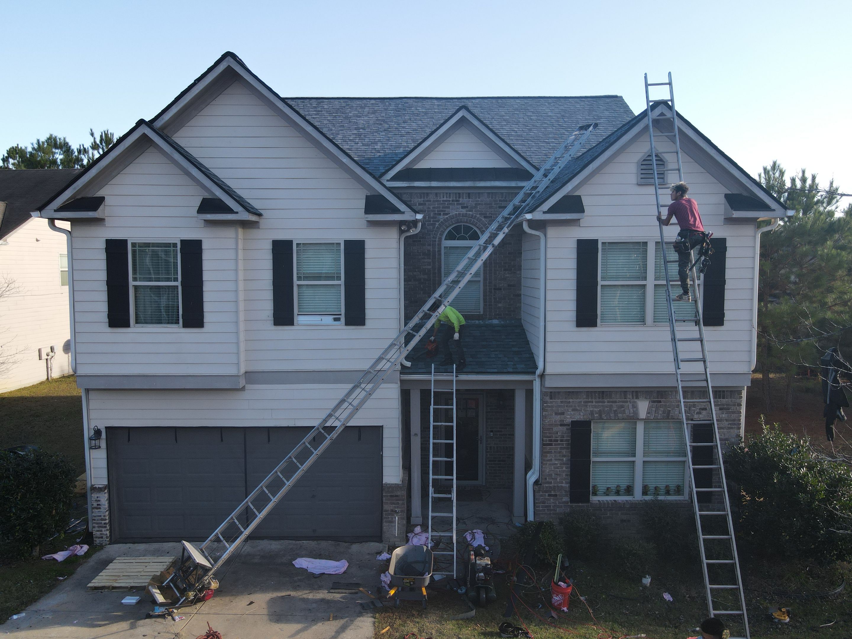Residential Roofing Installation using Owens Corning by Inspector Roofing and Restoration