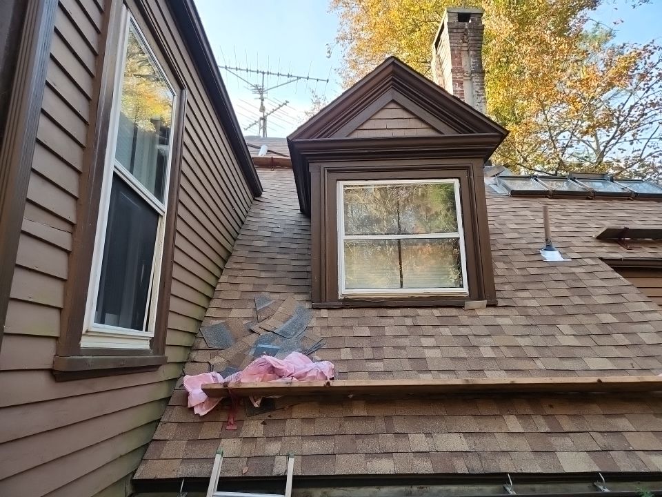 Residential Roofing Installation using Owens Corning TruDefinition Desert Tan by A Plus Exterior