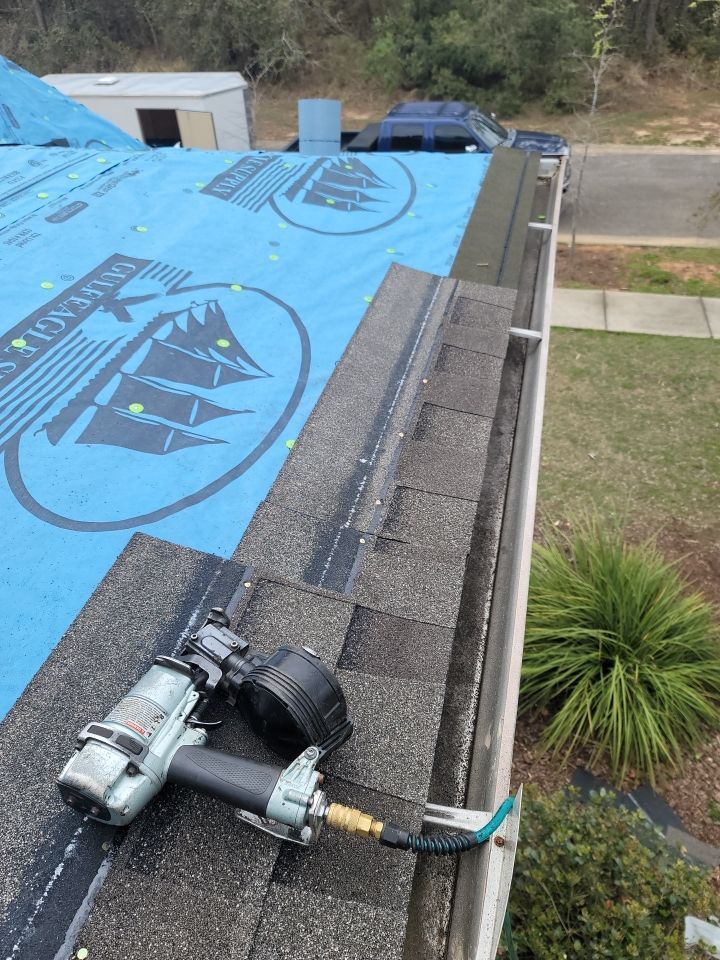 Residential Roofing Installation using Roof Replacement by American Roofing & Construction LLC