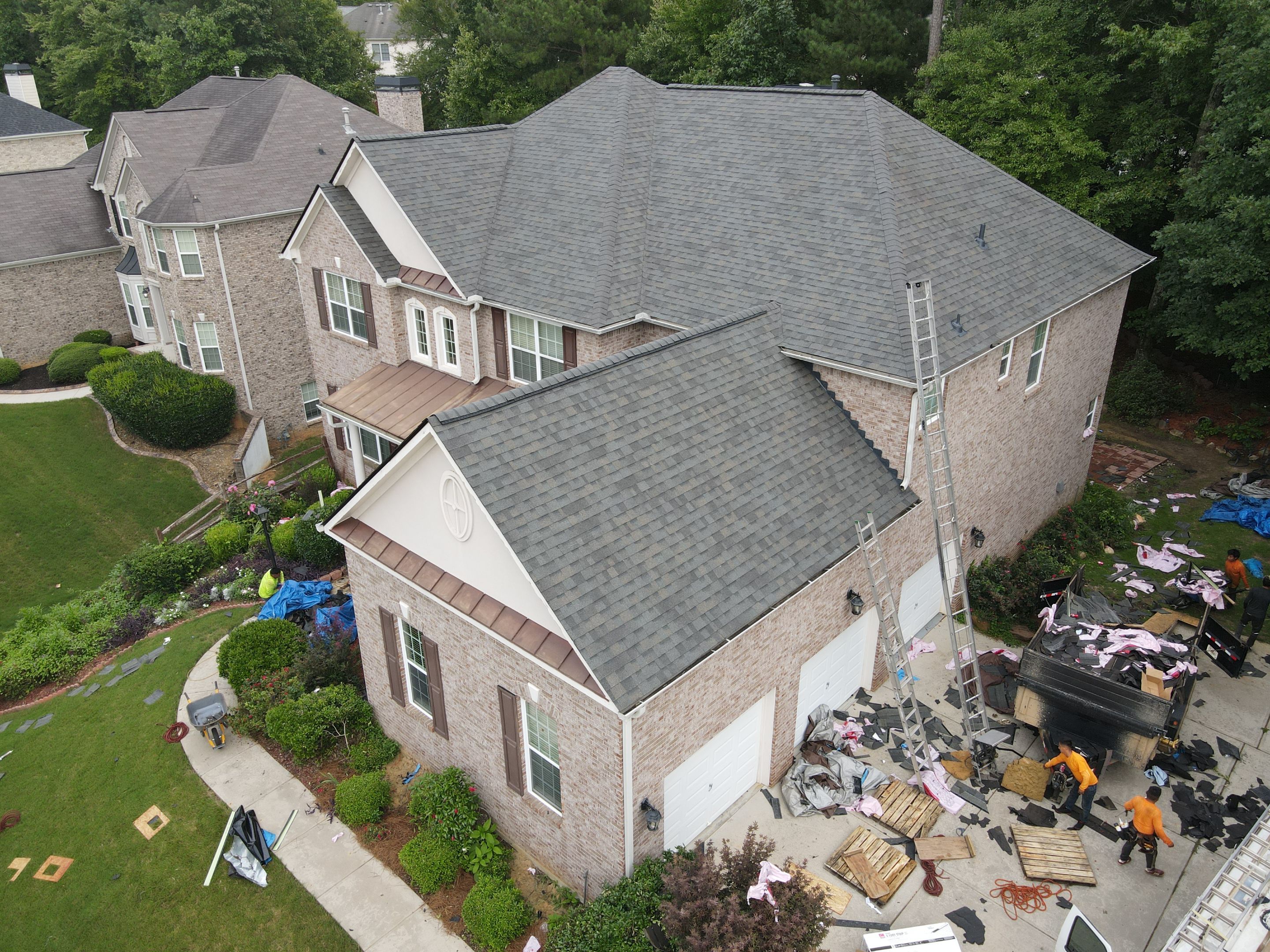 Residential Roofing Installation using Owens Corning by Inspector Roofing and Restoration