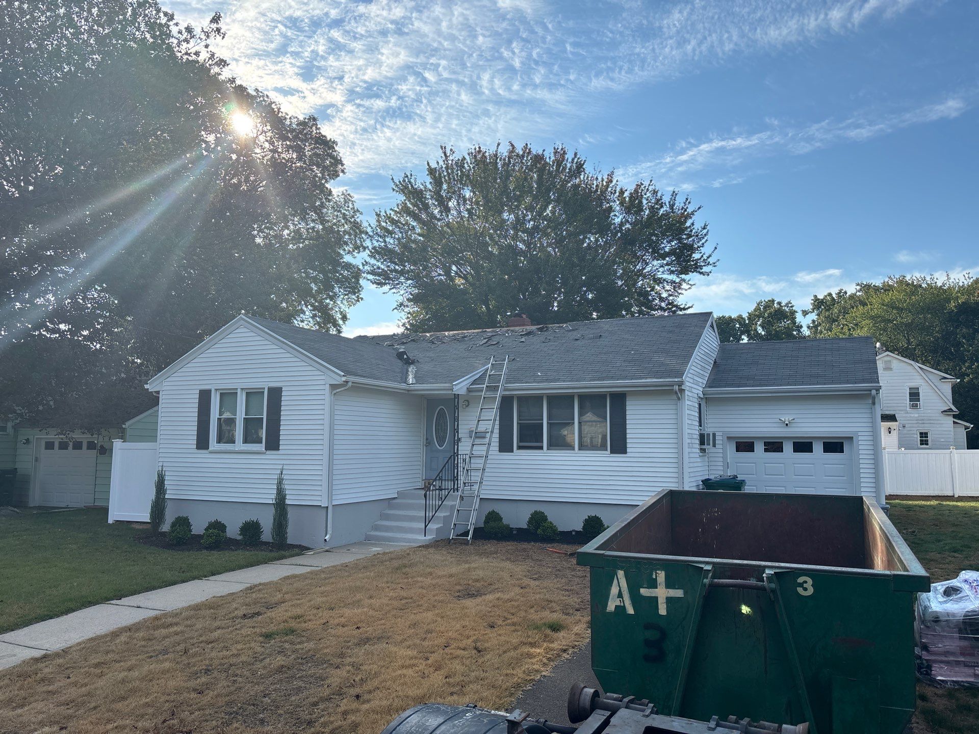 Residential Roofing Installation using Owens Corning TruDefinition Duration Sierra Gray by A Plus Exterior