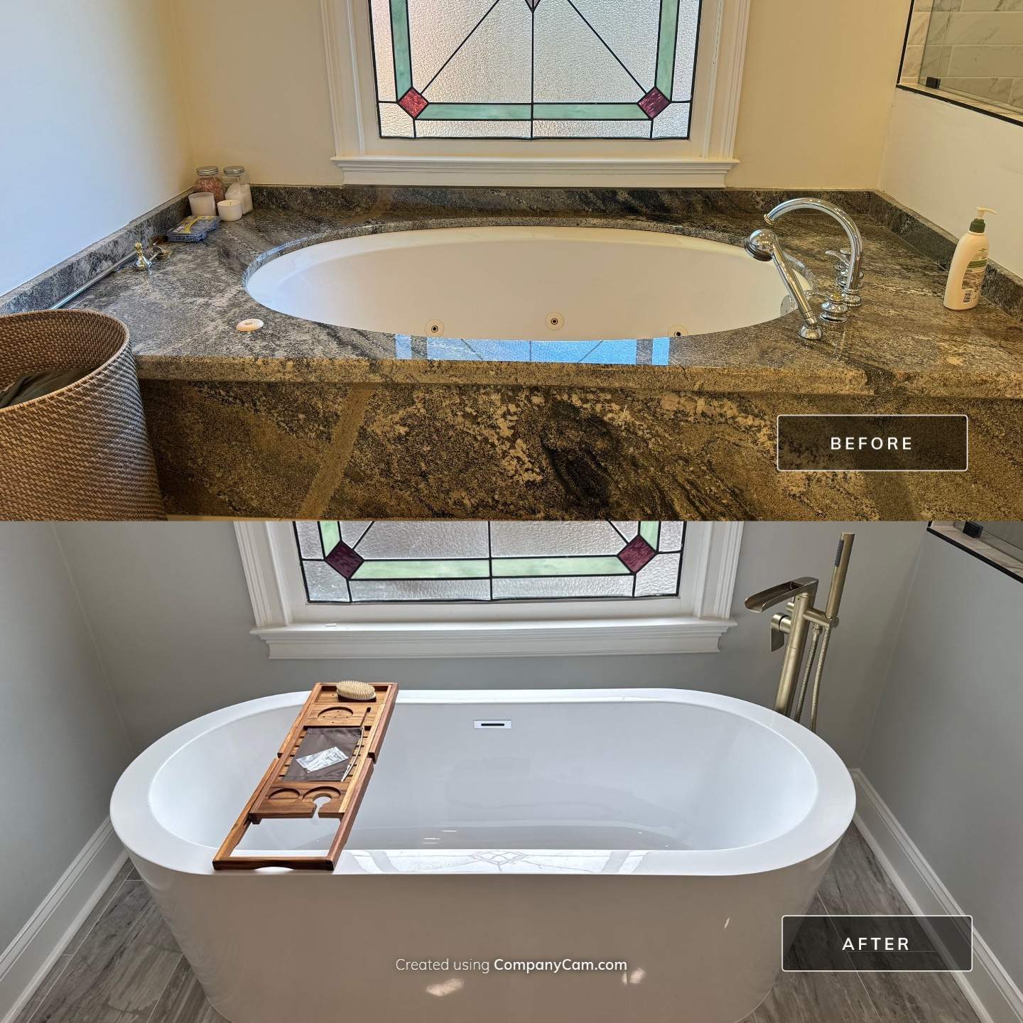 Master bathroom renovation by Prudencio