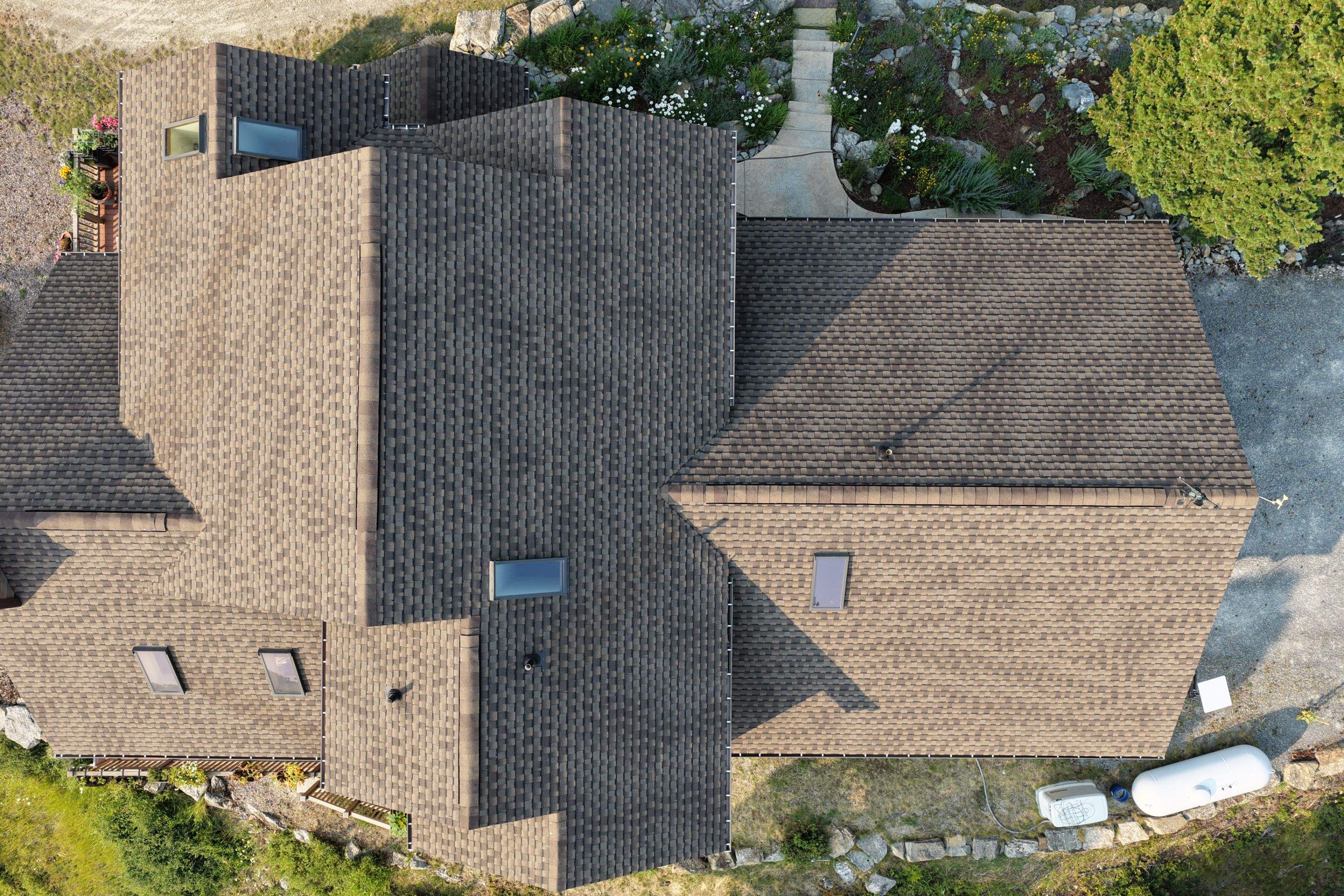 Roof Replacement - GAF Timberline UHDZ - Barkwood  by Montana Roofing Solutions