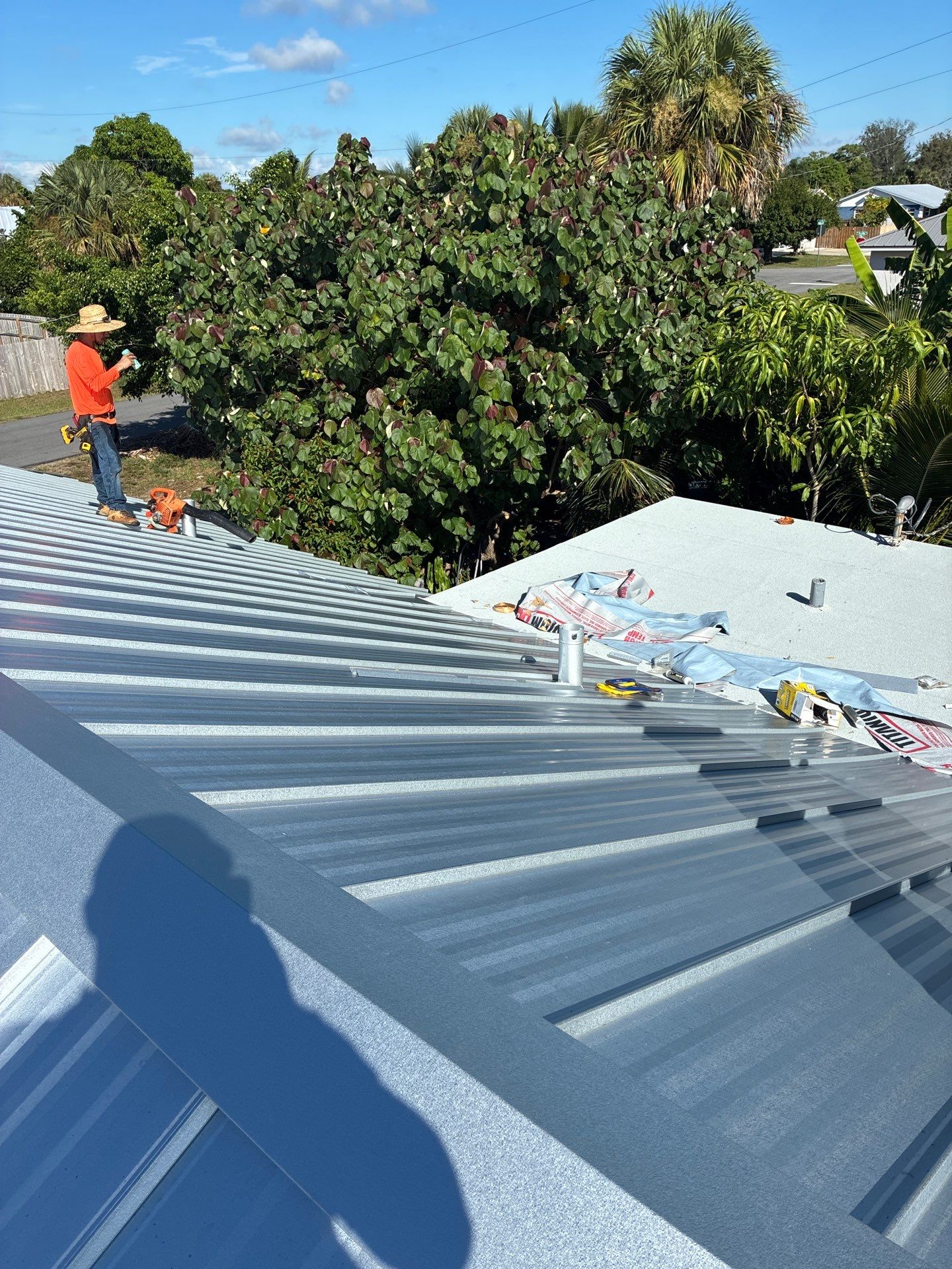 24ga 1" Nail-Strip Mill Finish by Total Roofing System The Metal Roof Experts