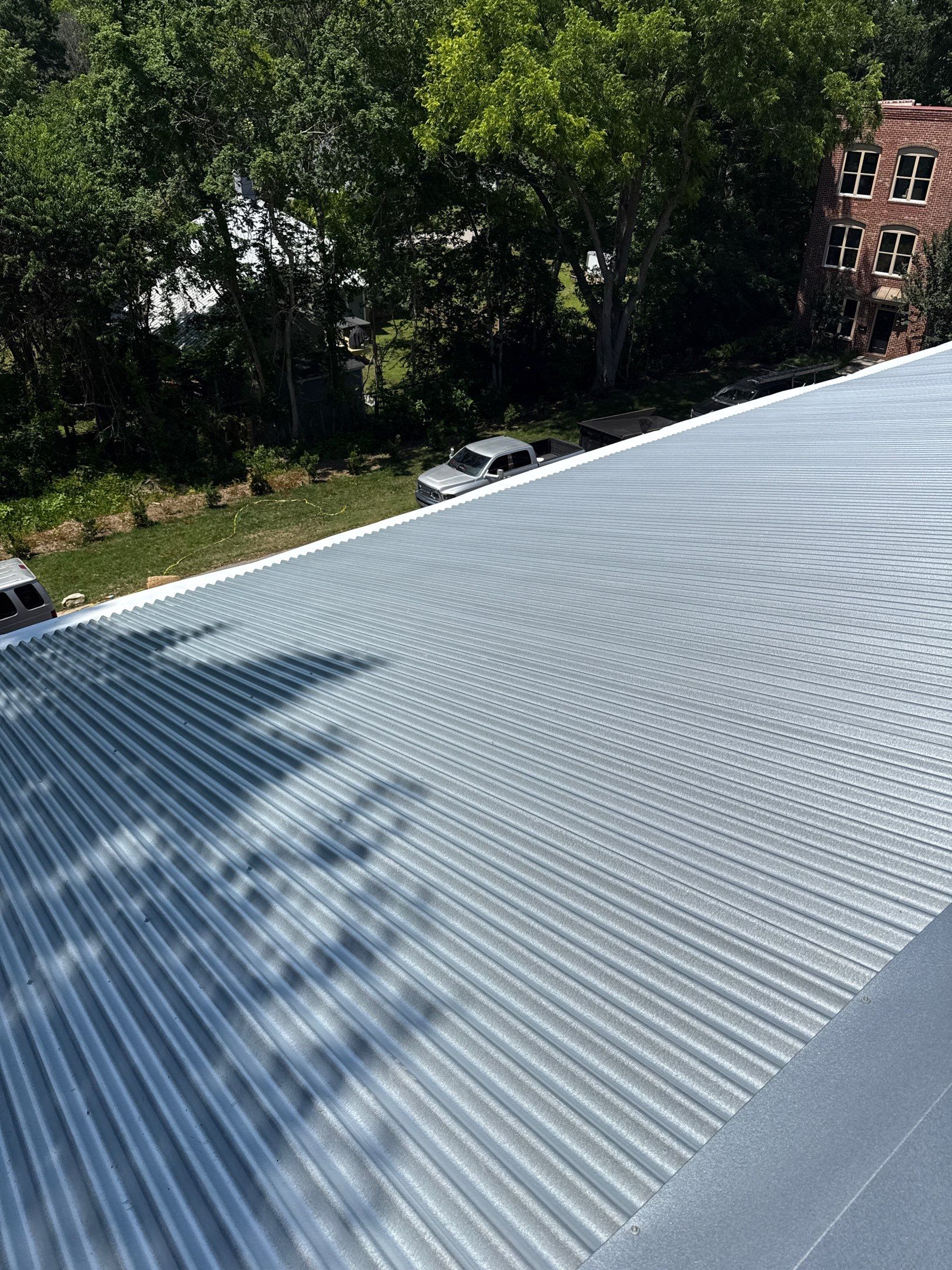 Roof Replacement - 24 Gauge Galvalume - Historic Building  by Pro Performance Roofing