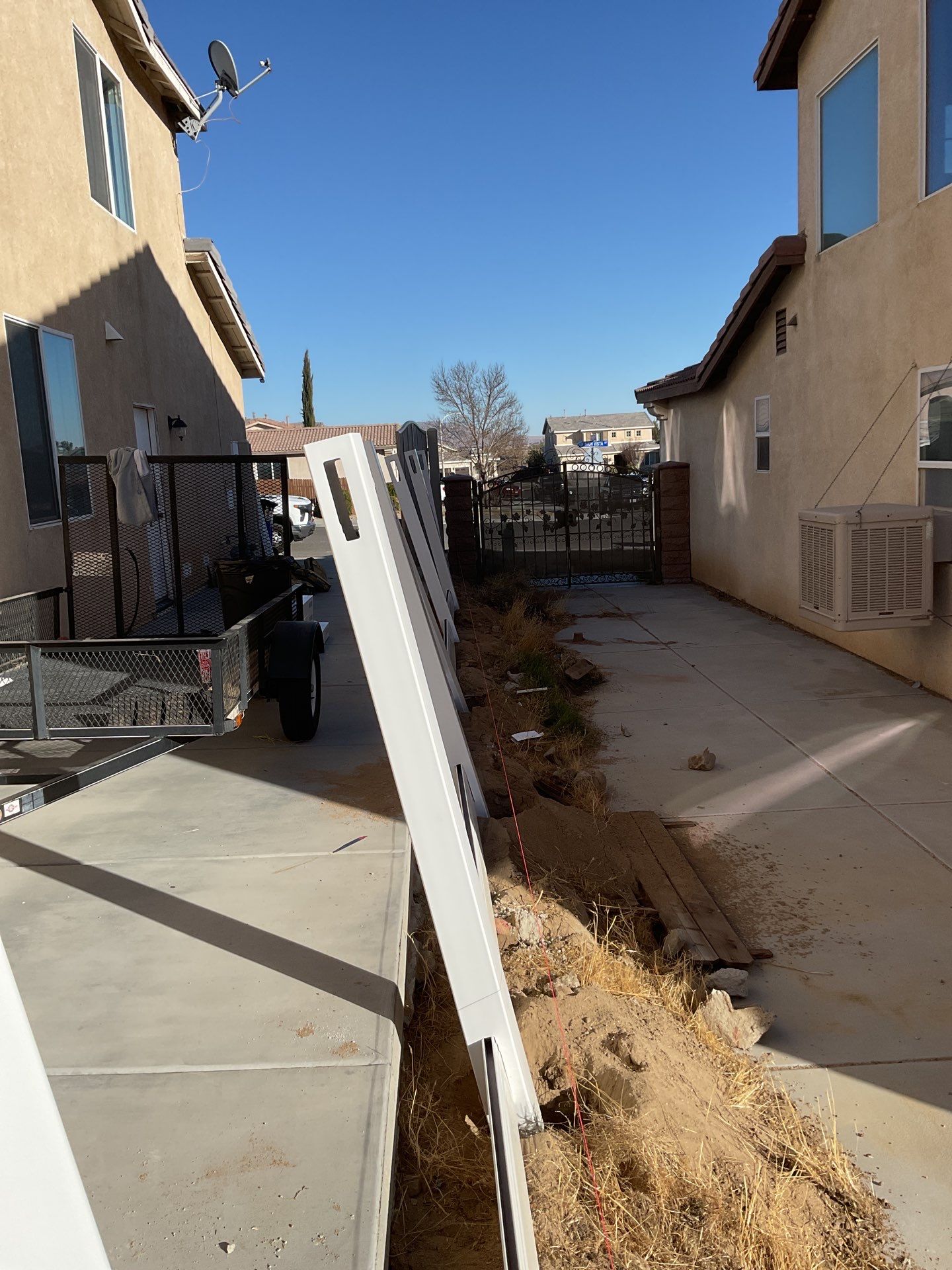 6ft White Privacy Vinyl by Fence Guys Inc.