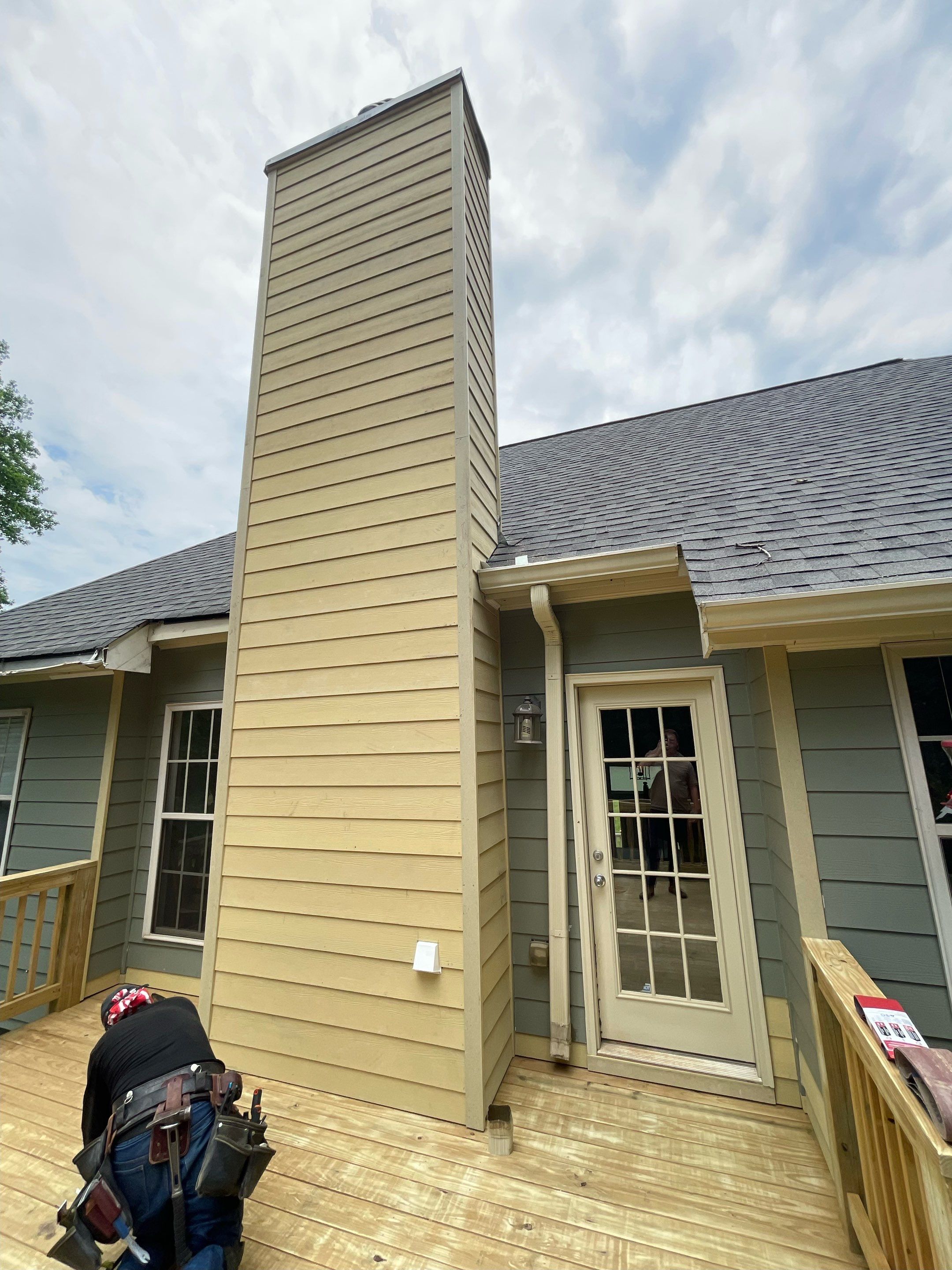 Exterior Renovation from Tree Damage with Insurance Claim by Clark Brothers Roofing & Construction