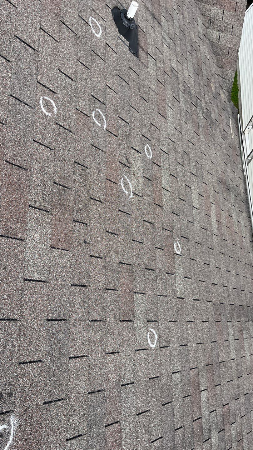 Roof replacement, siding and interior repair by hail and wind damage by Just Brilliant Restoration JBR