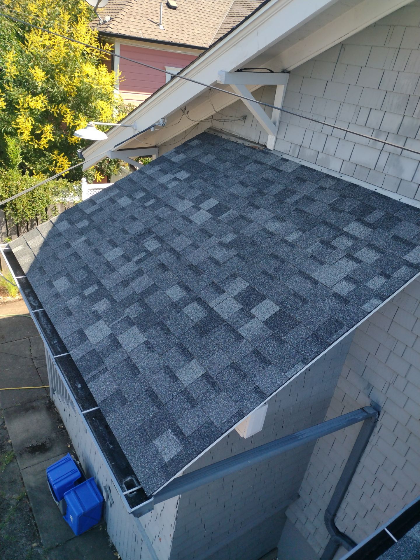 Residential Roofing Installation using IKO Dynasty (Color: Summit Grey) by Orezona Building & Roofing Company, Inc.