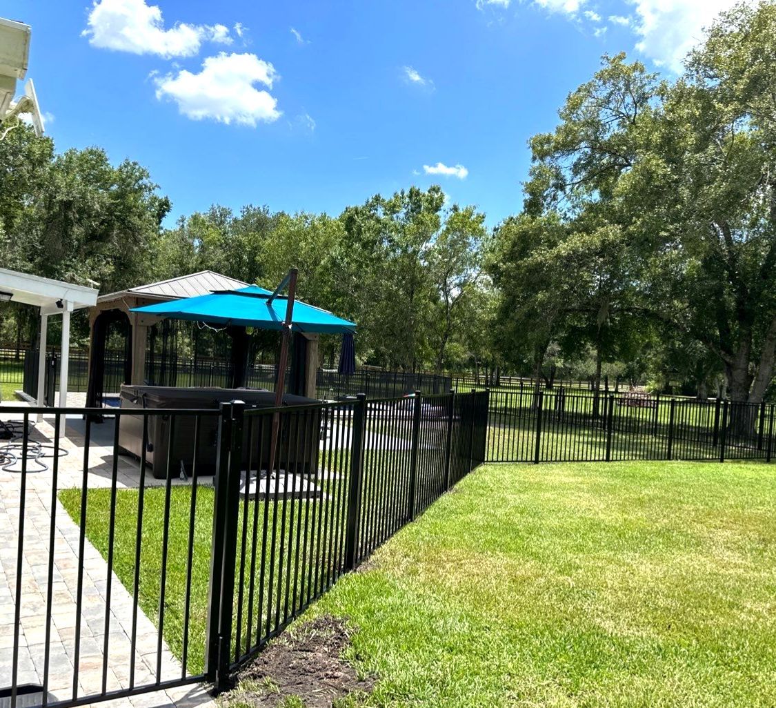 Aluminum Fence Installation using 3 Rail Aluminum Fence by Asap fence and gates, LLC