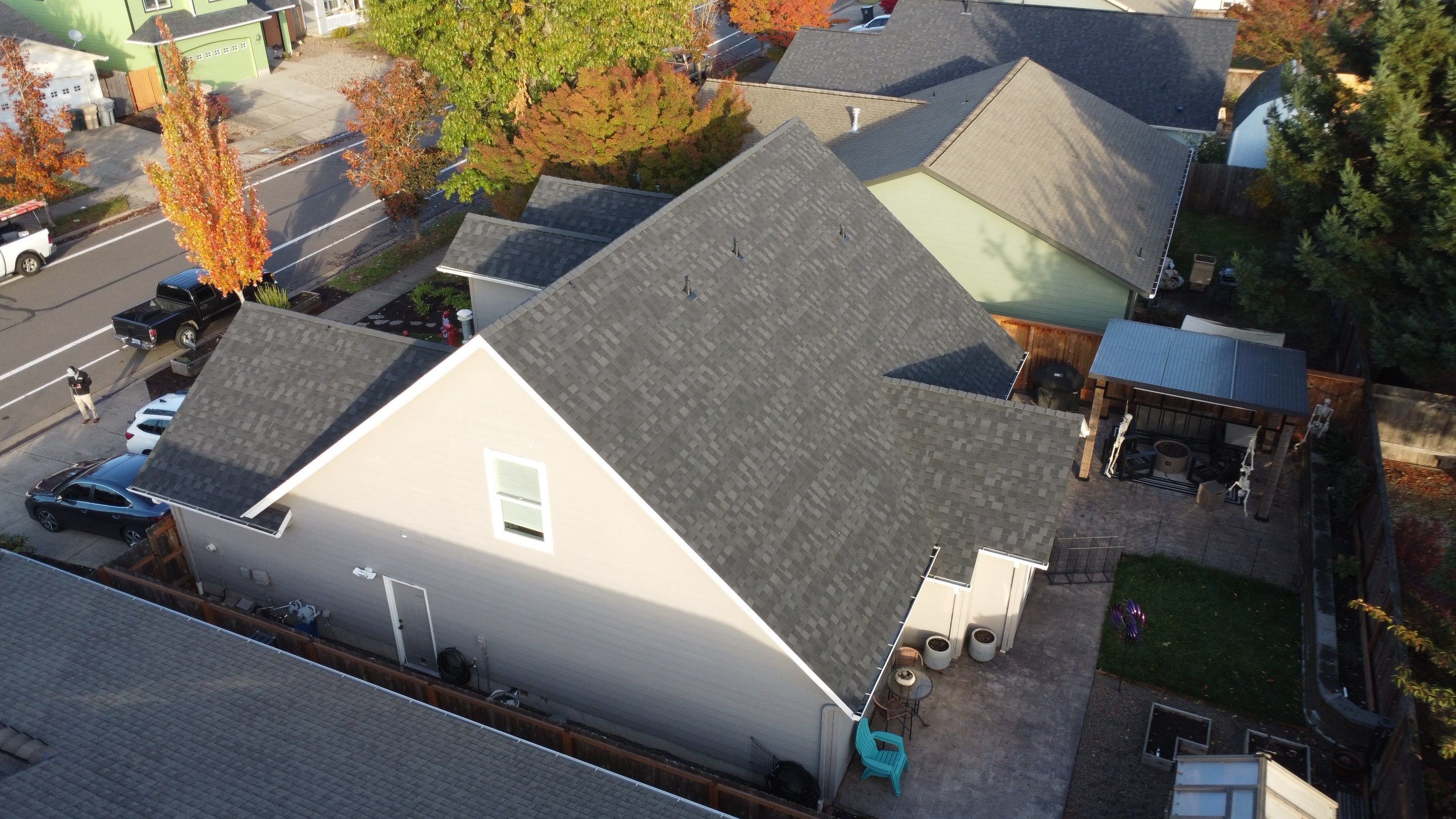 Granite Black Residential Roof Replacement by Orezona Building & Roofing Company, Inc.