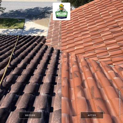 Barrel Tile Roof Cleaning