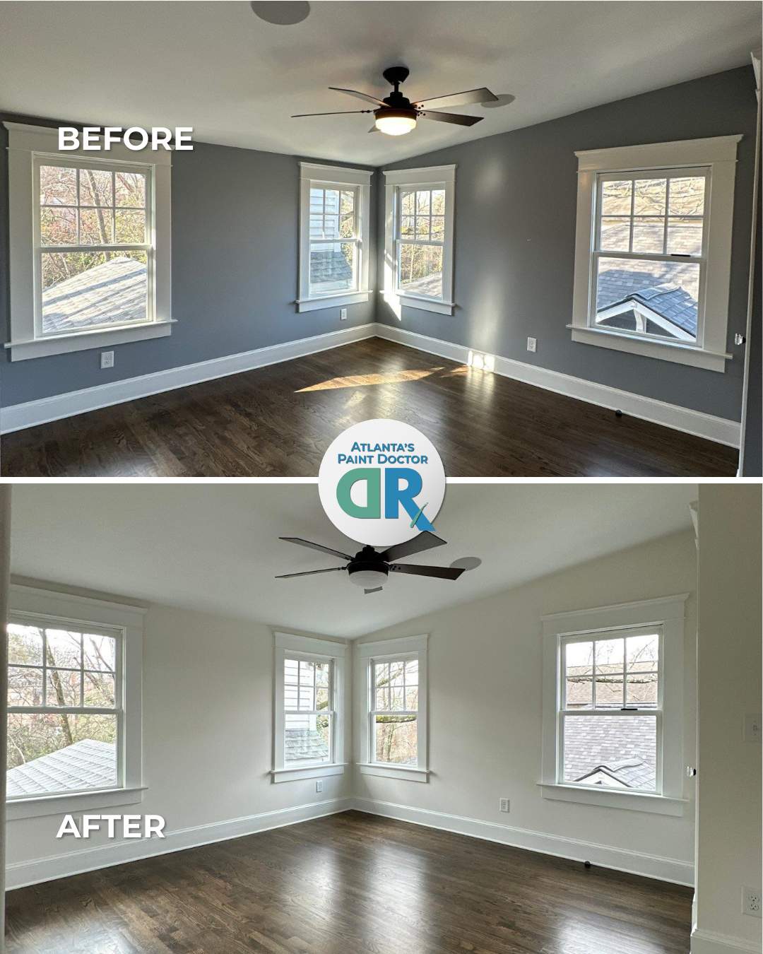 From Neutral to New Beginnings: A Bright Interior Transformation by Atlanta's Paint Doctor