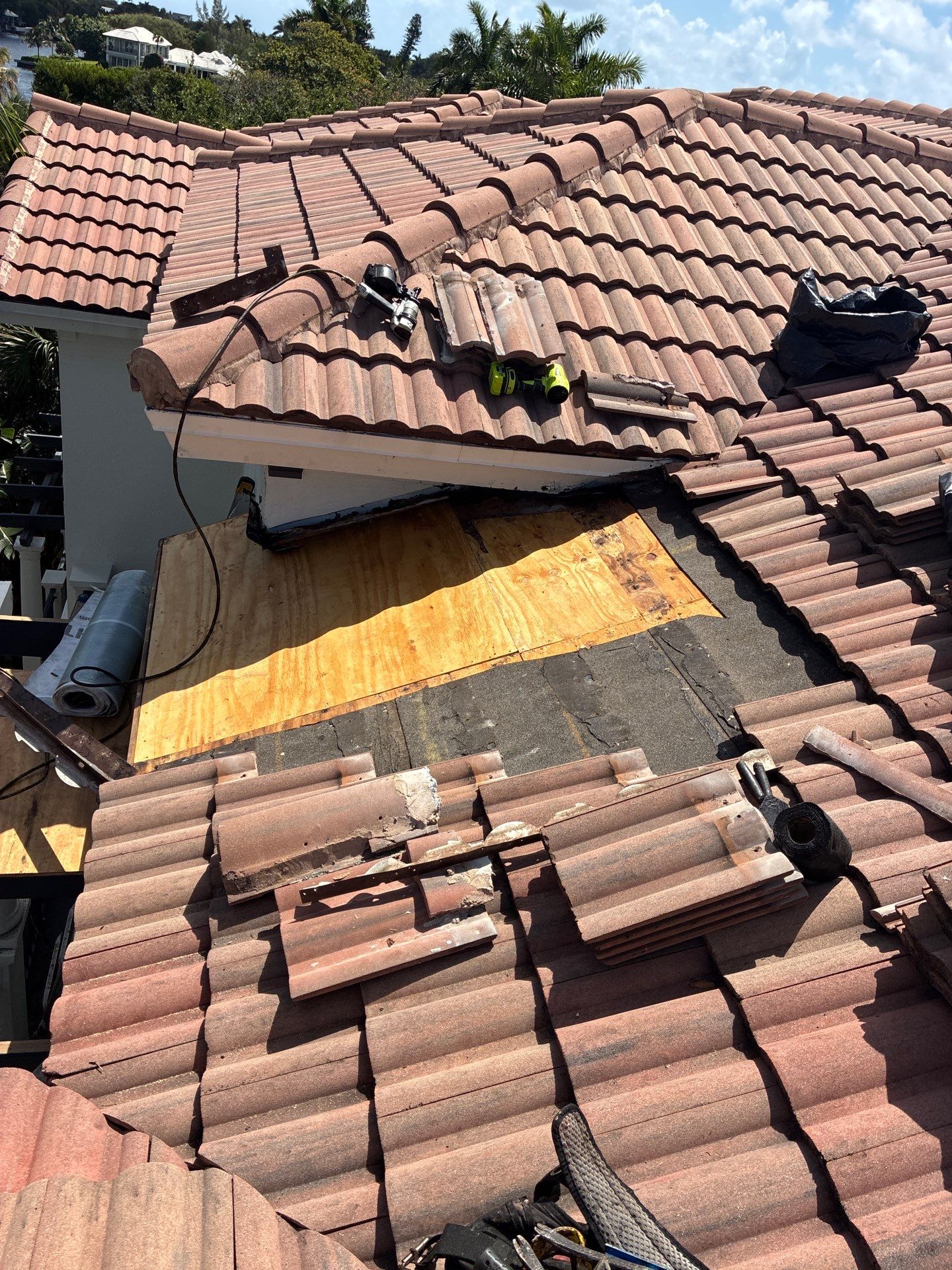 Tile Roof Repair and Structural Wood Replacement in Boynton Beach by Aastro Roofing