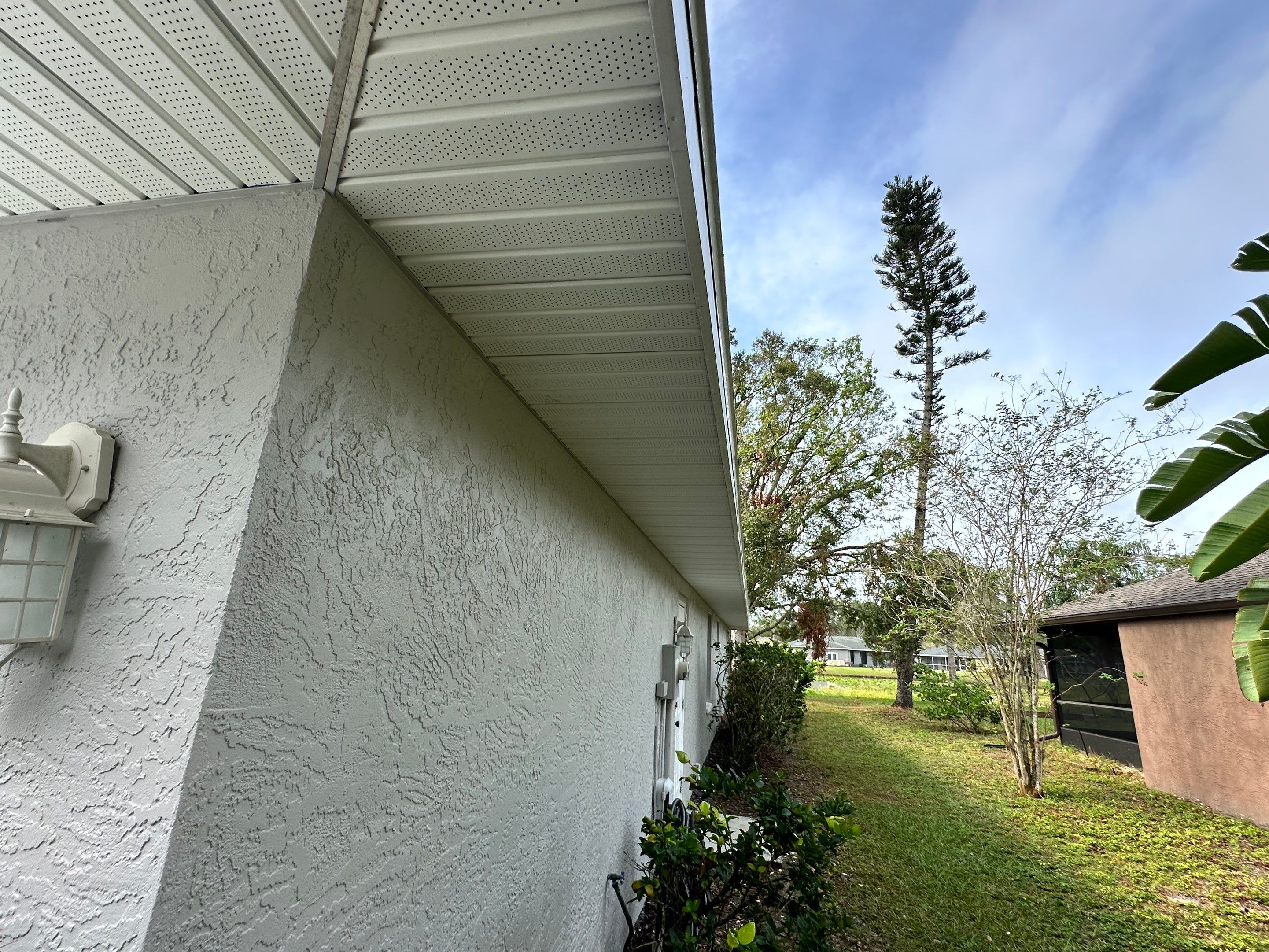 Install Vinyl Soffit in Sarasota FL by Gutter Professors