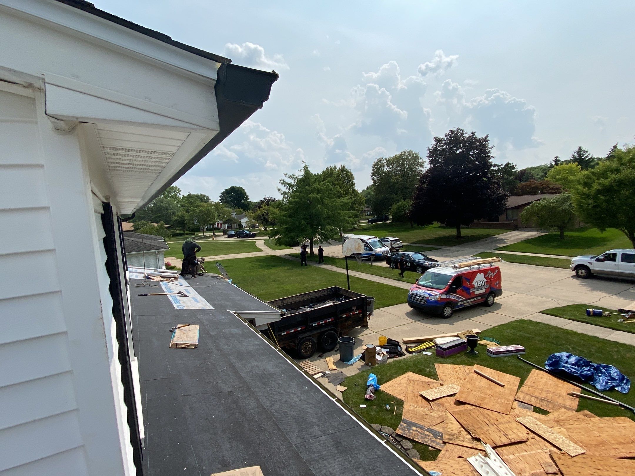 Roof Replacement using CertainTeed Landmark by 180 Contractors
