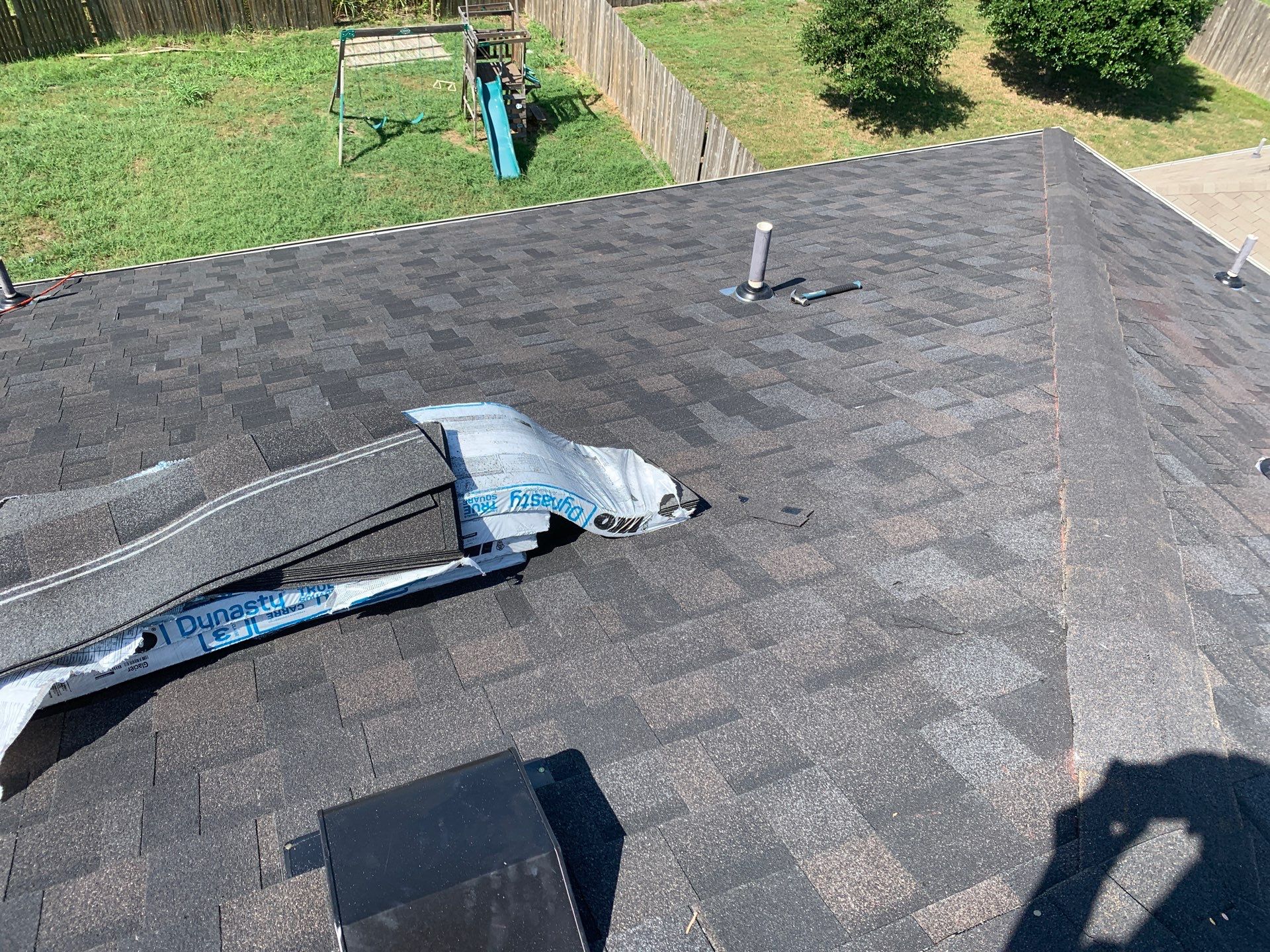 Full Roof Replacement and Hail Damage Restoration in Manor by Caliber Restoration LLC