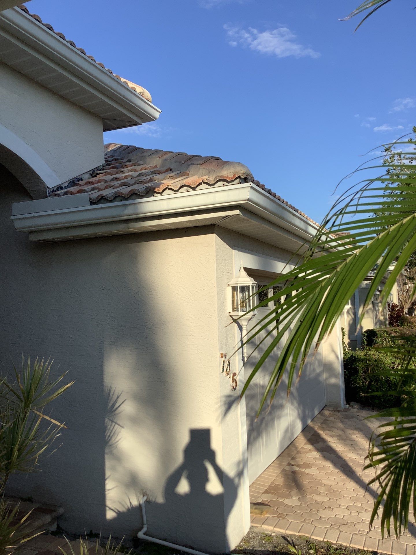 White Soffit and Fascia Replacement in Osprey FL by Gutter Professors