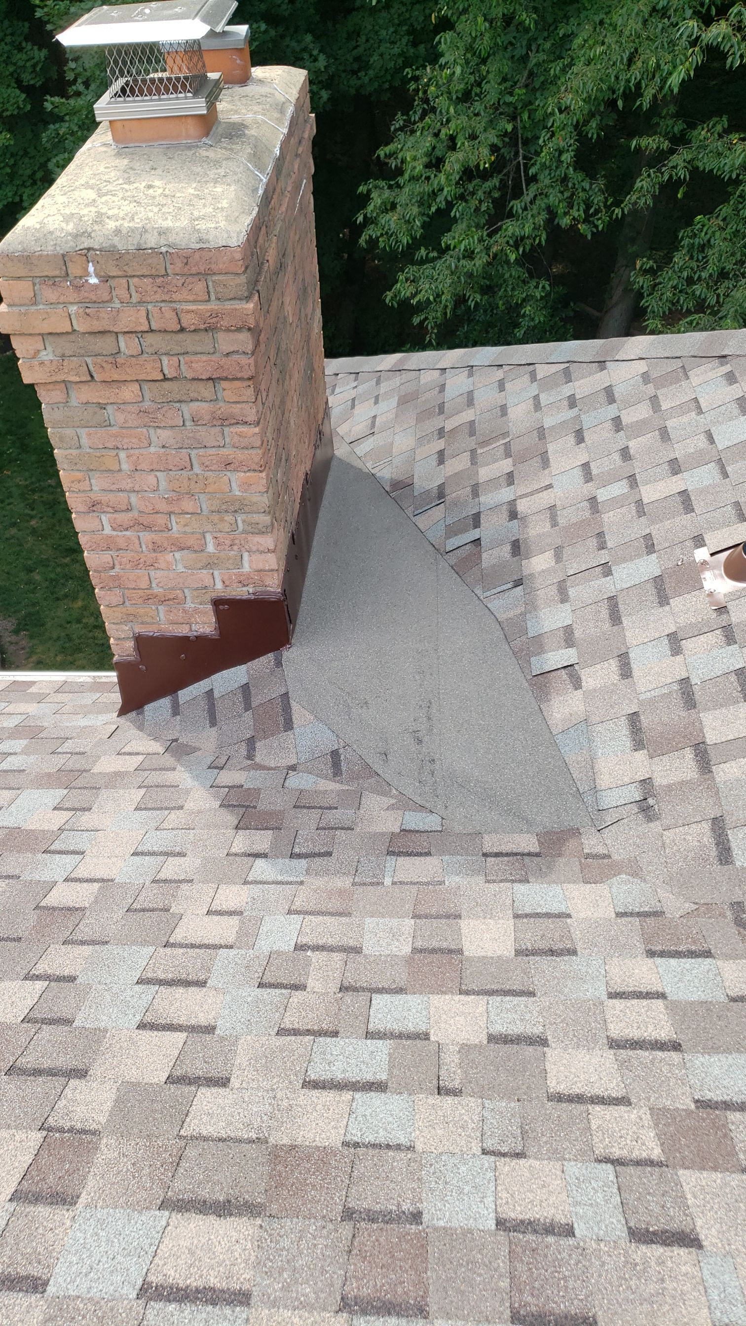 Brand: Atlas Pinnacle Color: Majestic Shak Drip Edge: White by Eagle Eye Roofing