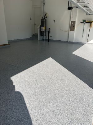 Garage Floor Coating using Tidal Wave