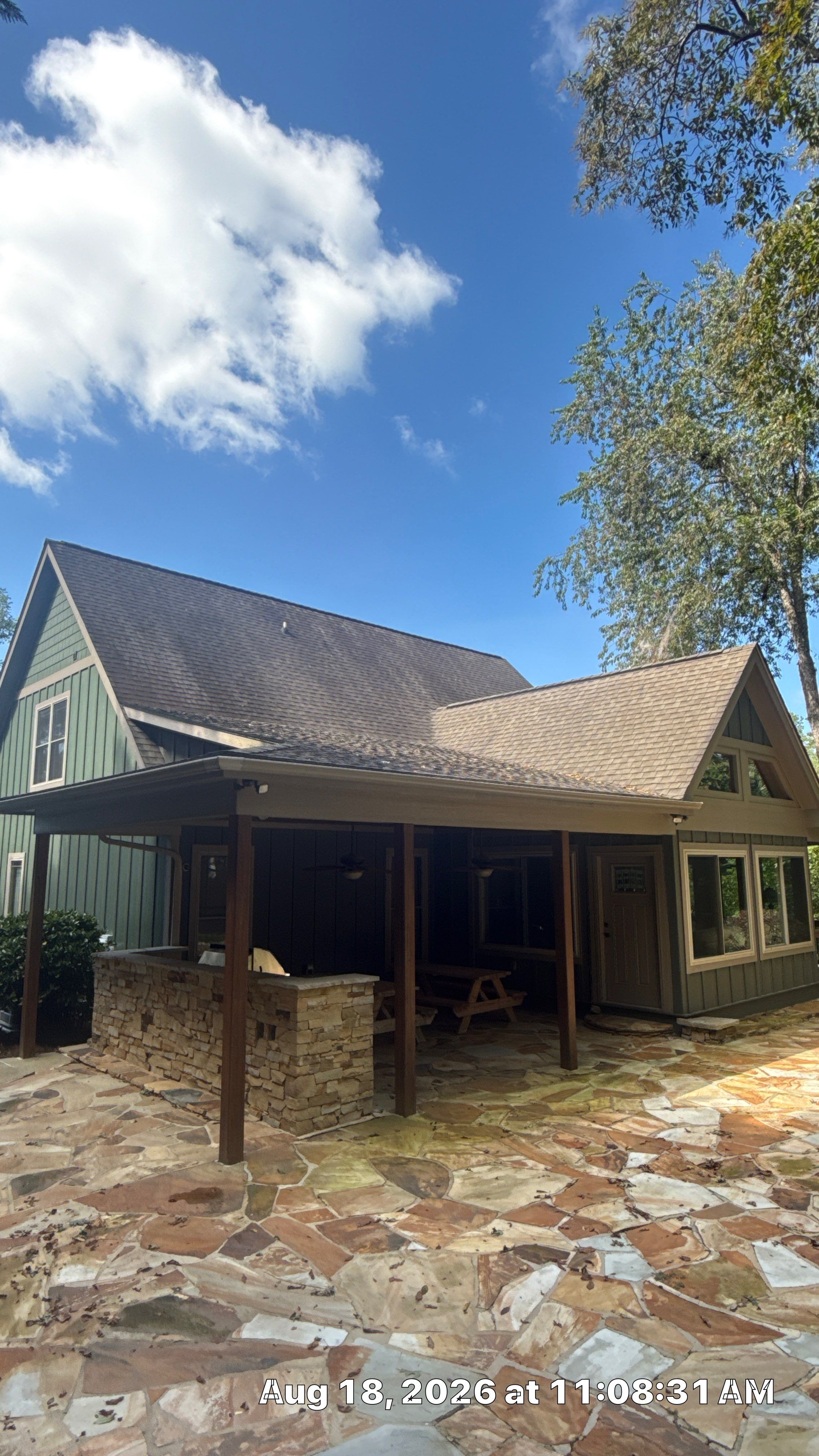 Mills River Residential Exterior Rejuvenation and Roof Cleaning Project by Bright Home Connections