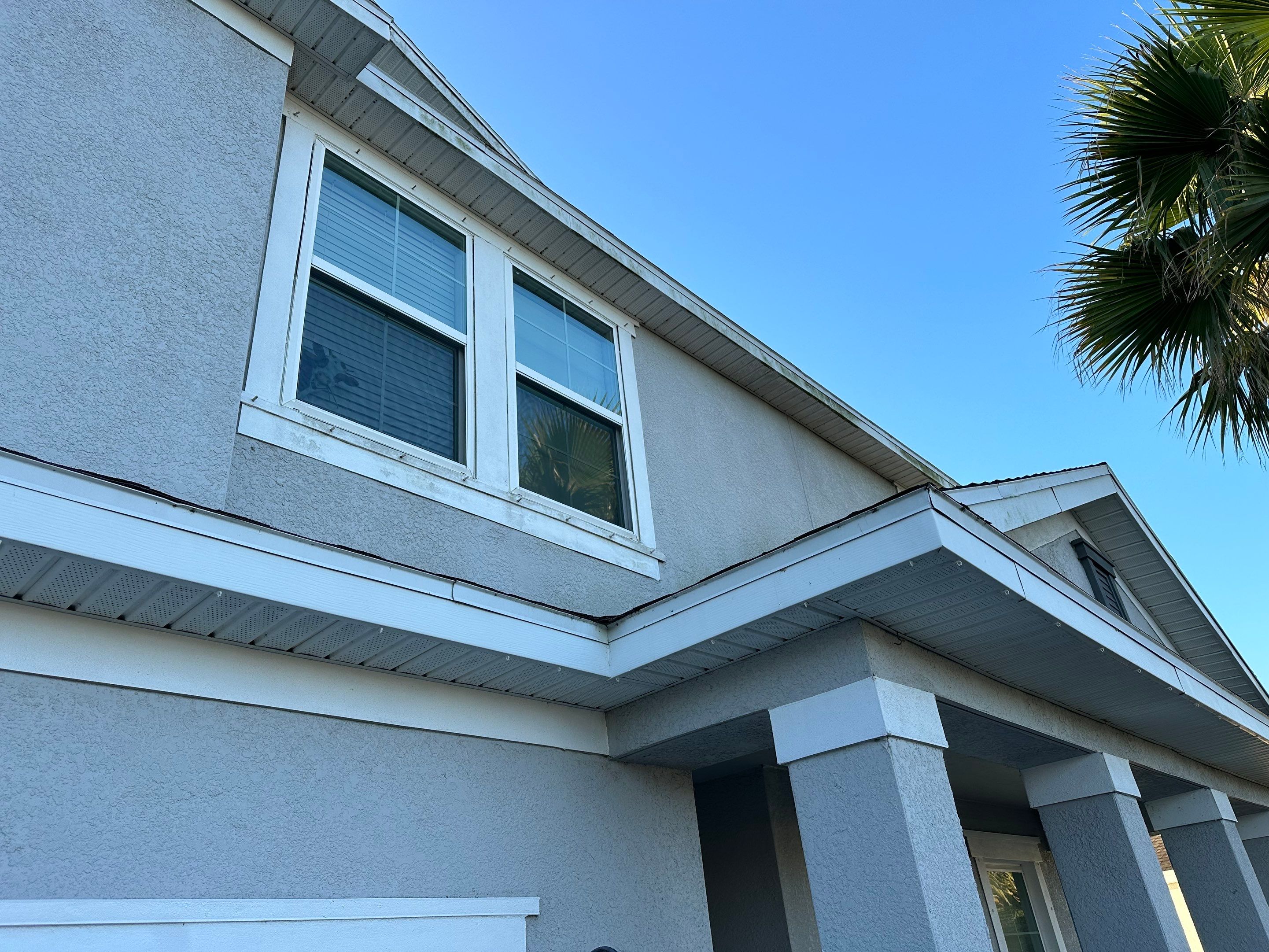 2-Story House Wash & Paver Driveway Cleaning in Trevesta Community, Palmetto, FL | Sunshine AquaWash by Sunshine AquaWash