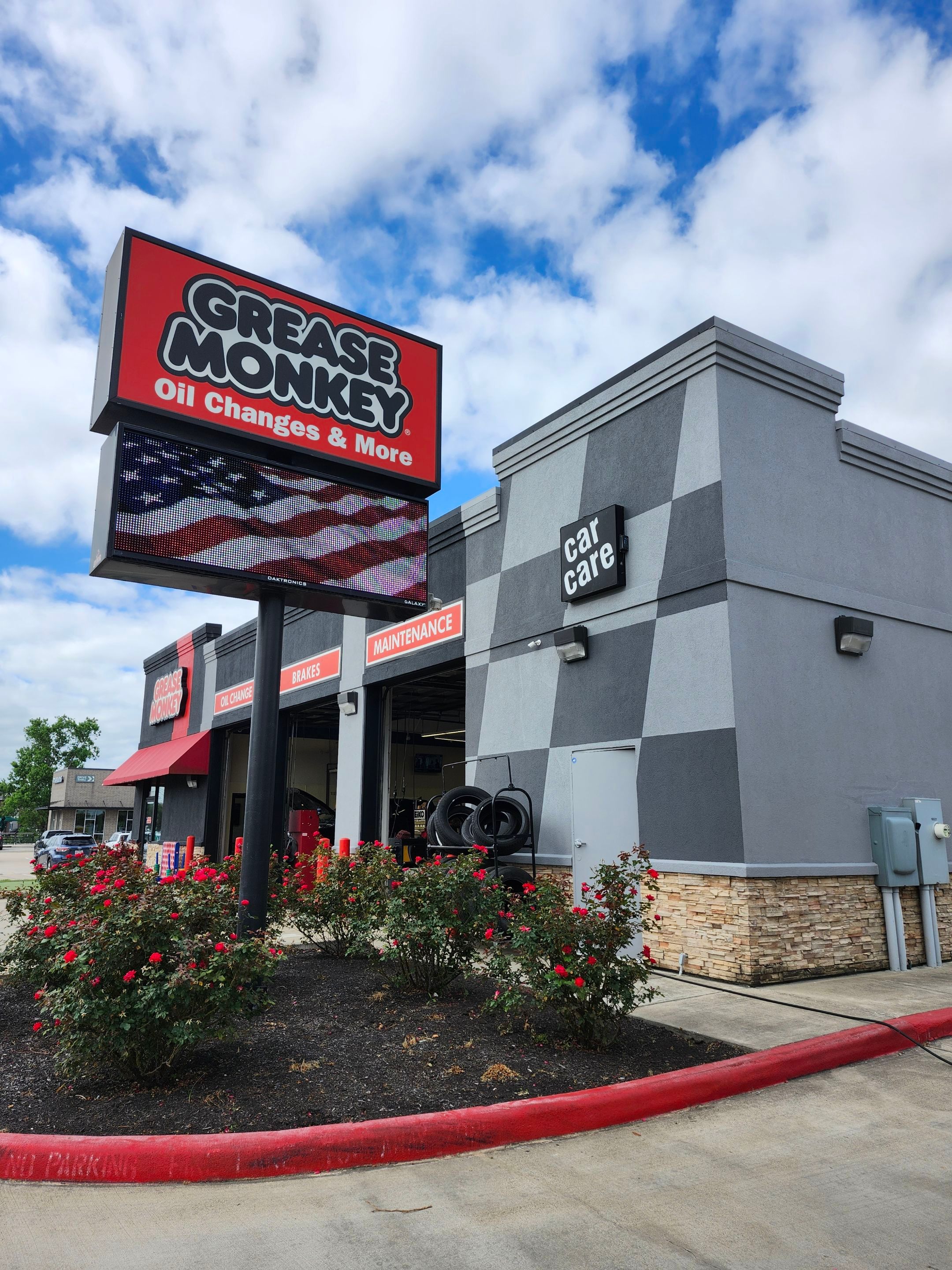 Grease Monkey Oil Change - Exterior Transformation by Fresh Coat Painters of Cypress