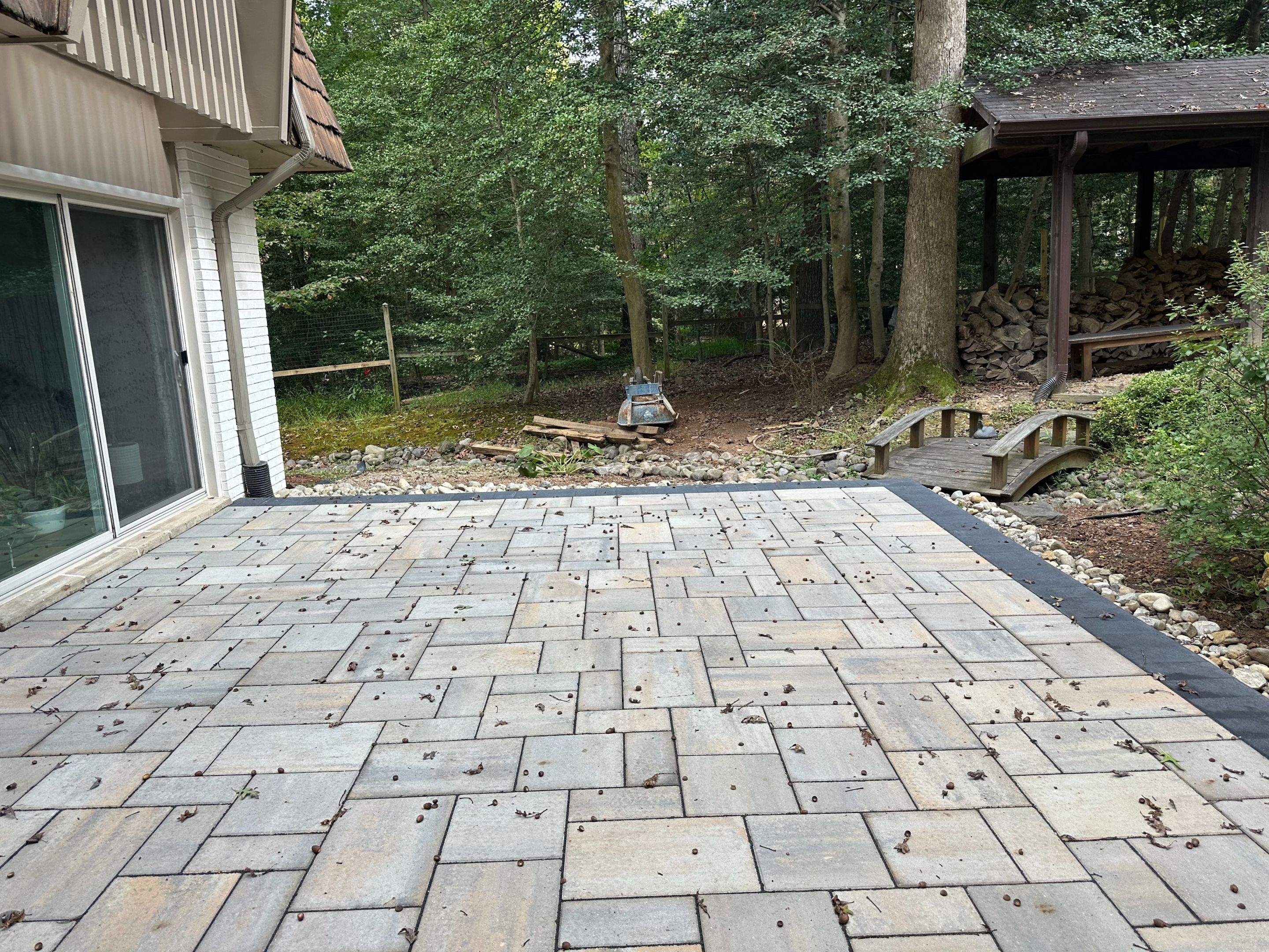 Custom Paver Patio in Reston, VA by Sunburst Construction Inc
