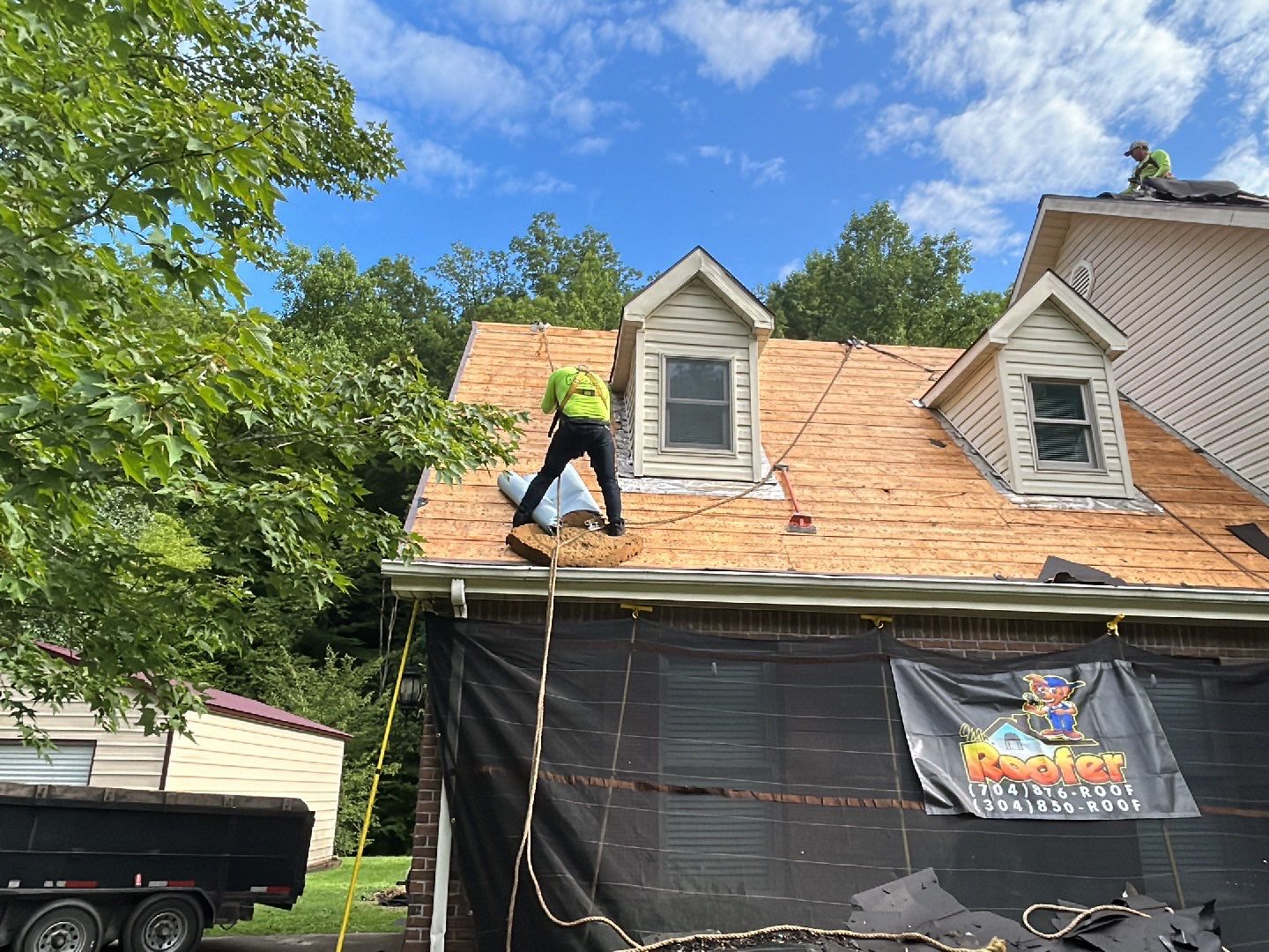 Residential Roofing Installation using Metal by Mr. Roofer
