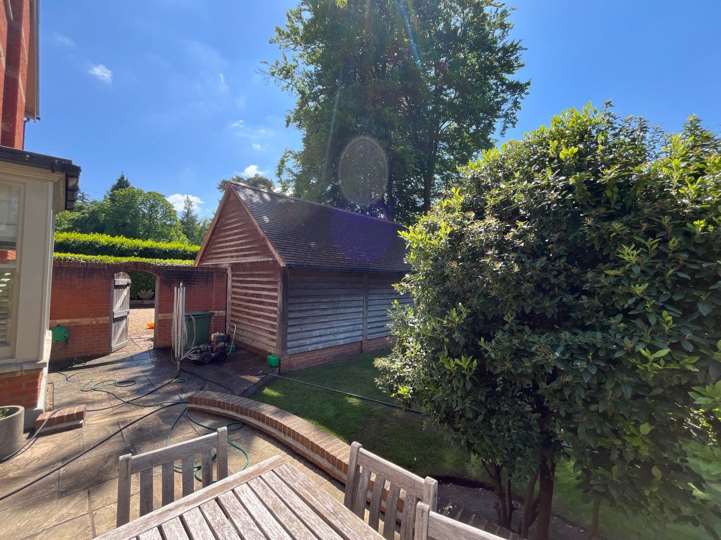 Roof Clean - Moss Removal - Gutter Clean using Honda 15lpm Low Pressure Washing Machine by Ges Exterior Cleaning ltd