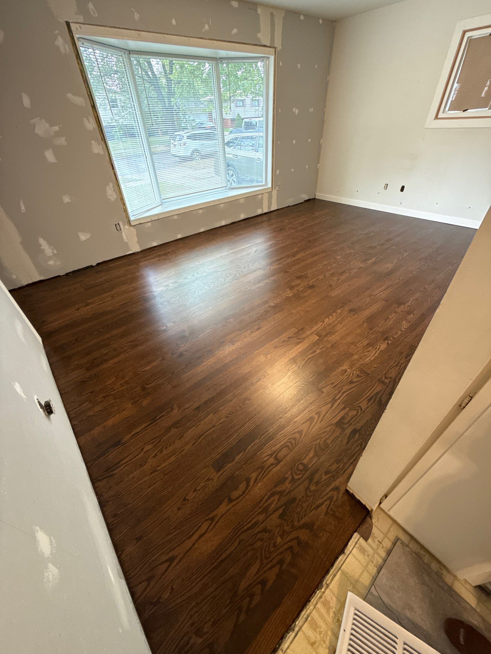 Ypsilanti red oak restoration  by Ann Arbor Hardwoods 
