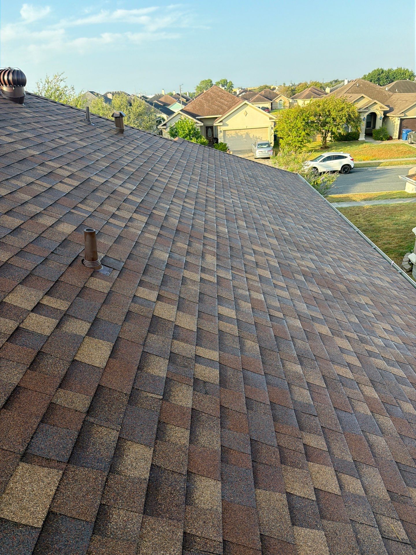 New Roof with better Ventilation  by Bayfront Roofing and Construction