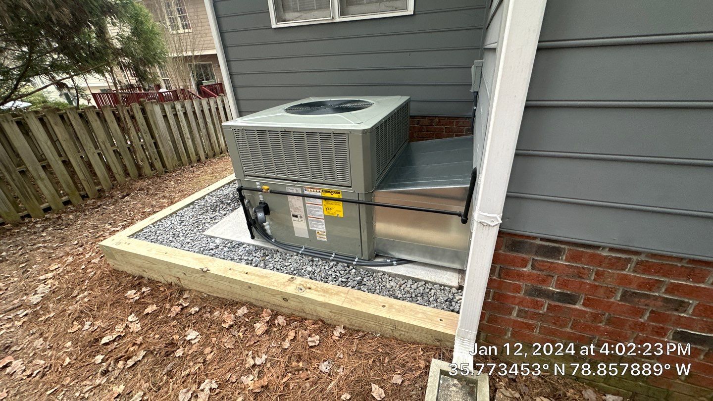 Trane Package Unit Installation by Nick's Mechanical LLC.