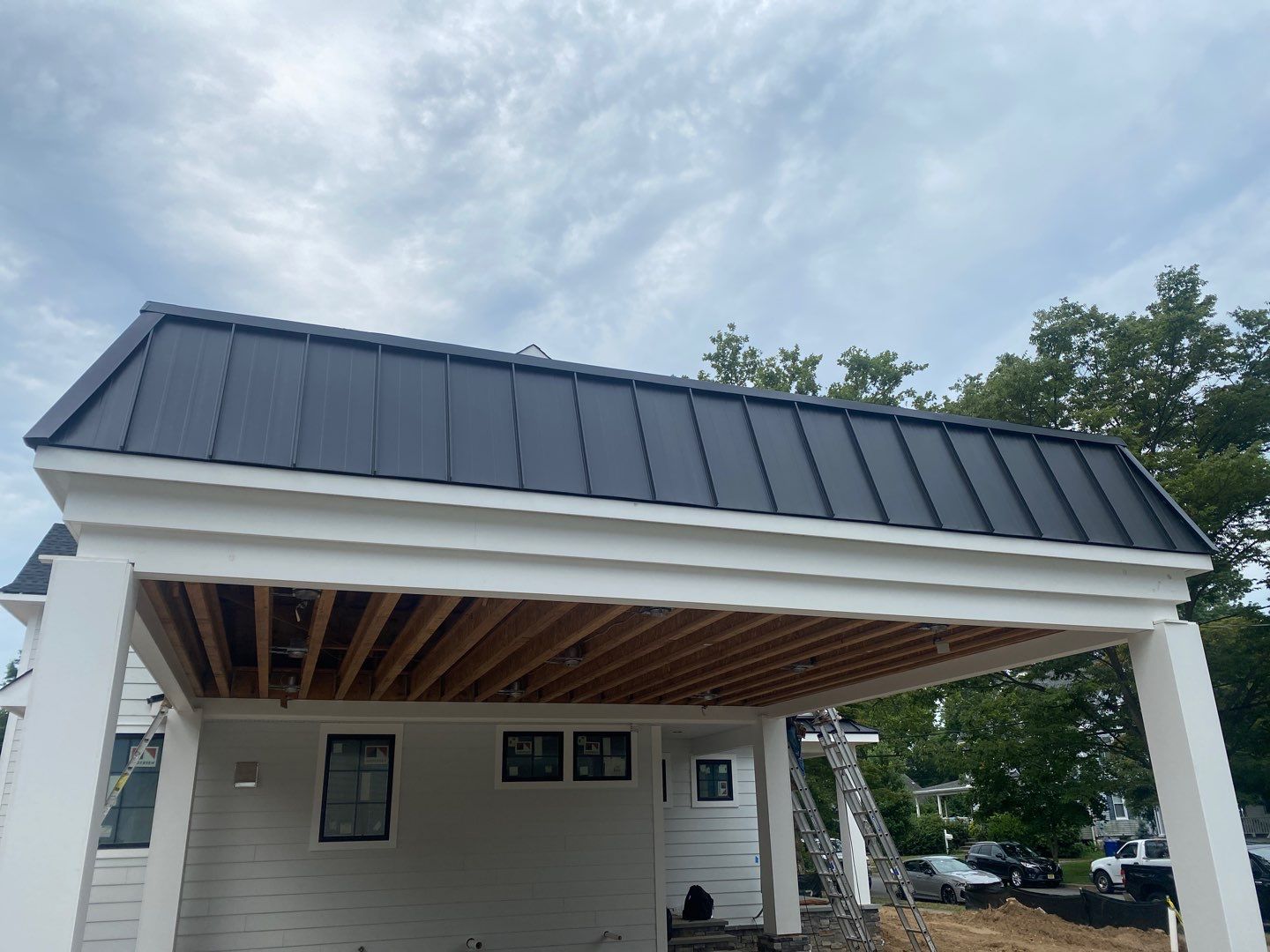 Standing Seam Metal Roof using Aluminum 032GA by CMNG LLC