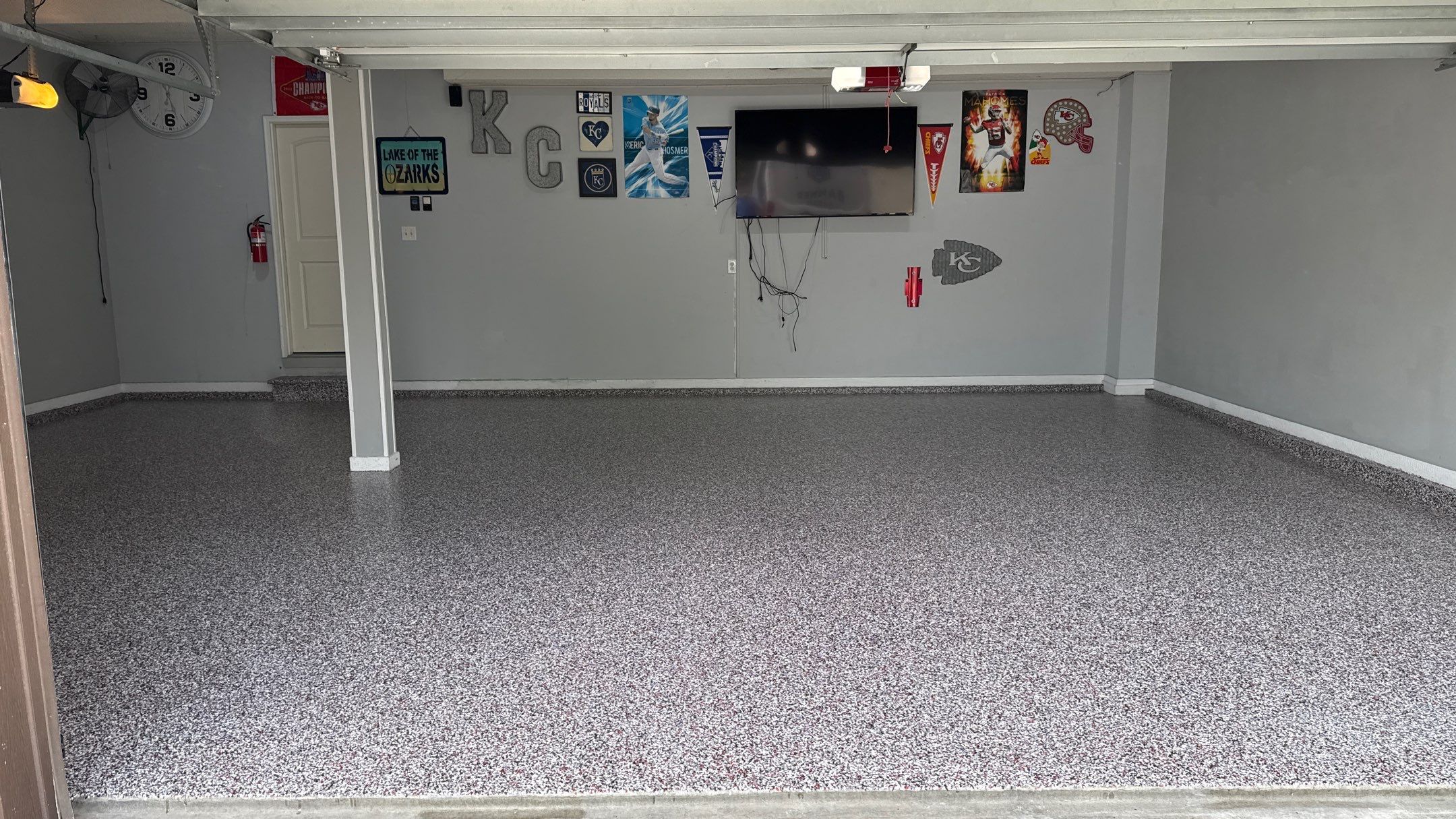 Tony & Denise Added A Little Flash To Their Garage  by Banner Garage